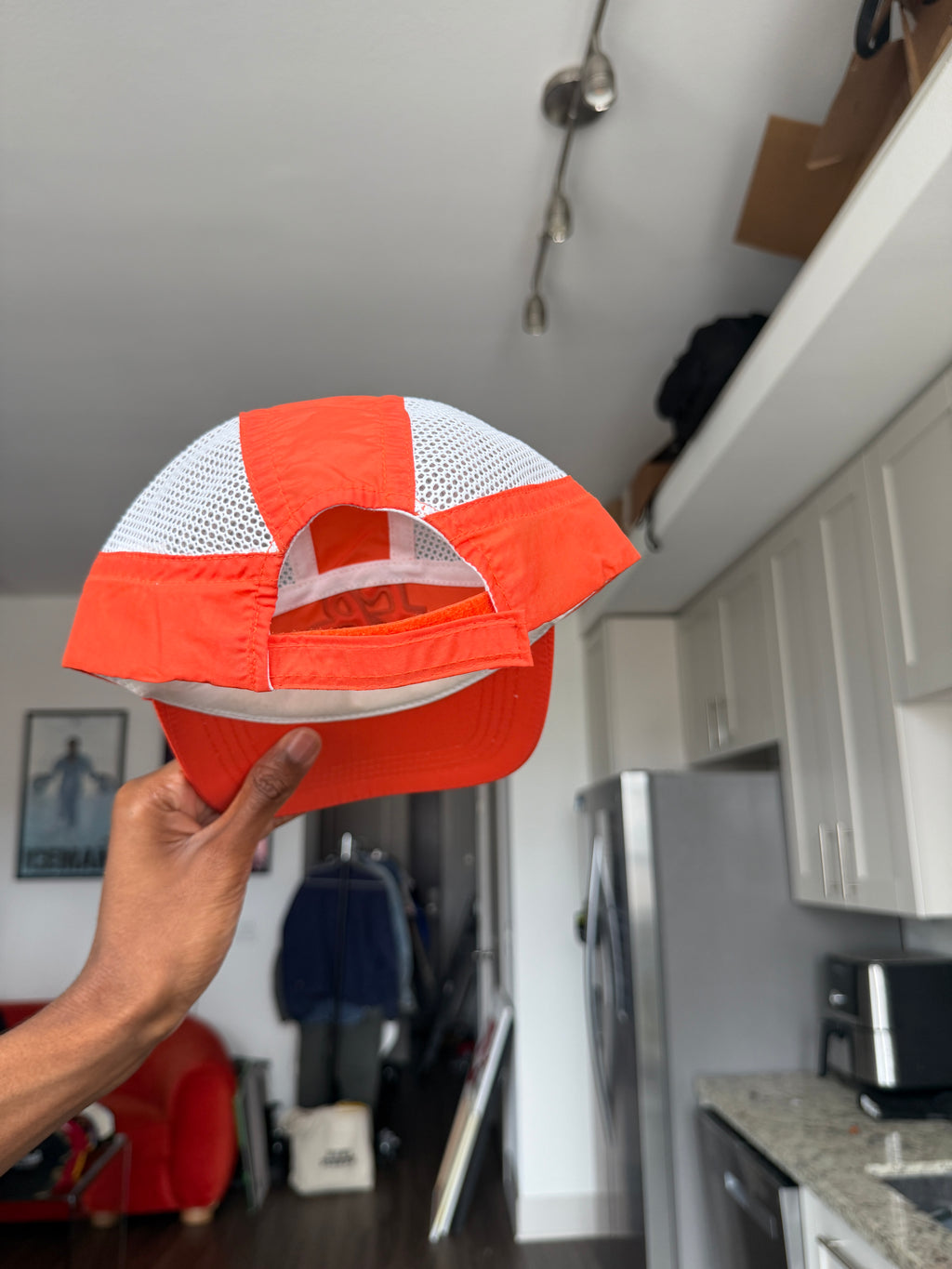 FUBU Orange & White Cap