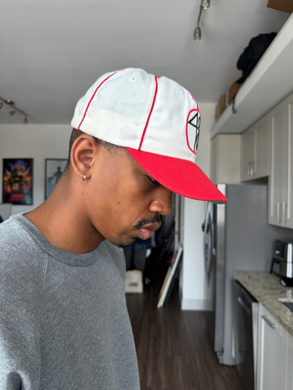 40 Acres and a Mule White & Red Baseball Cap