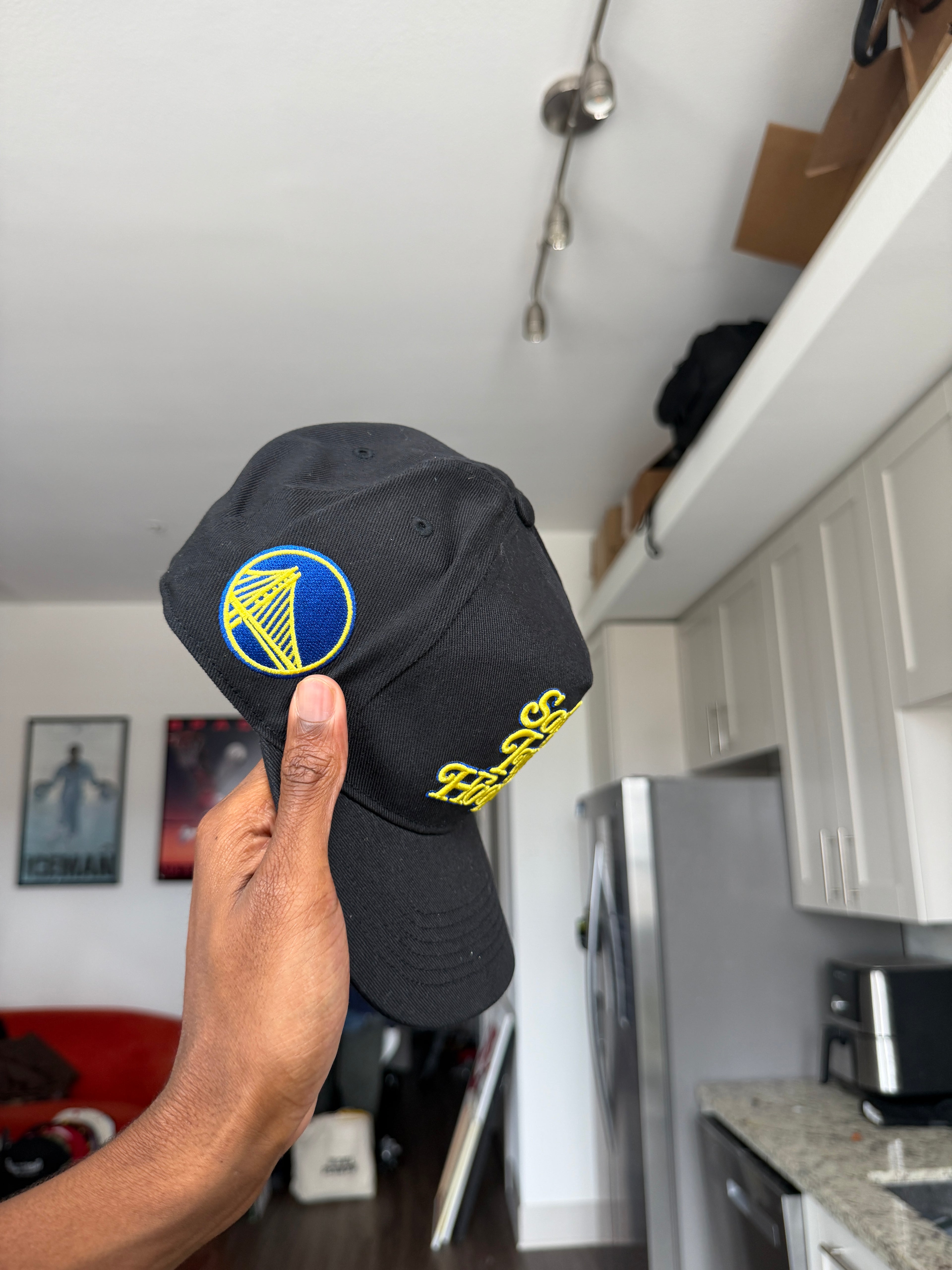 Golden State Warriors Stephen Curry “Sorry I Was Hooping” Black Cap