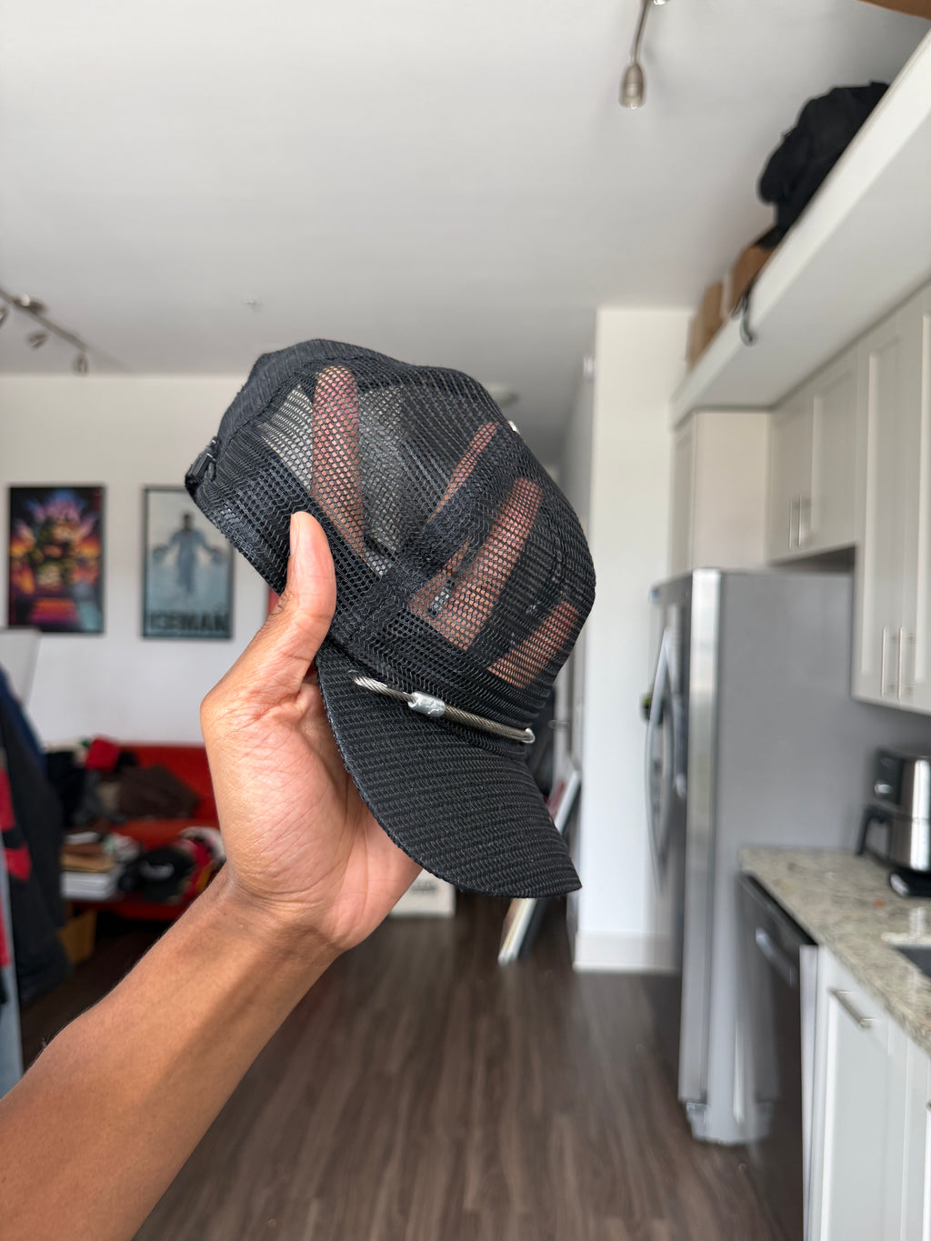 TOMBOgo Bike Chain Black Mesh Trucker Hat