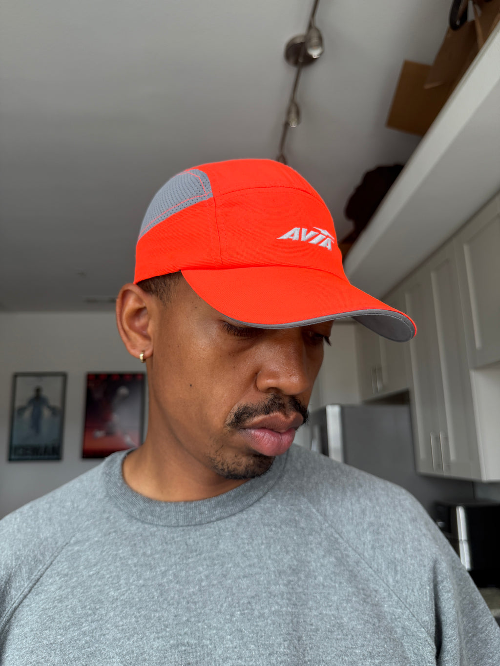 Avia Orange & Grey Baseball Cap