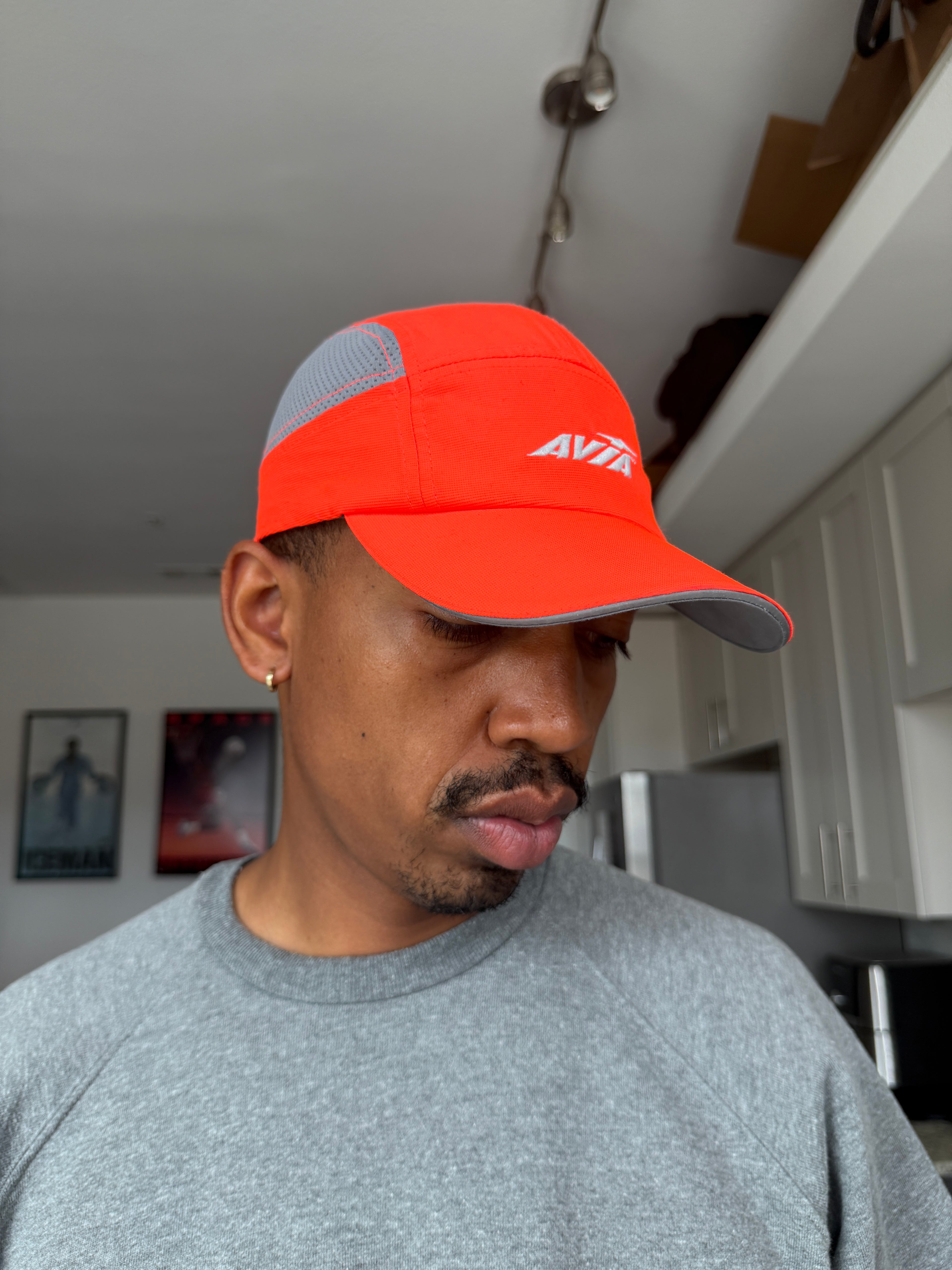 Avia Orange & Grey Baseball Cap