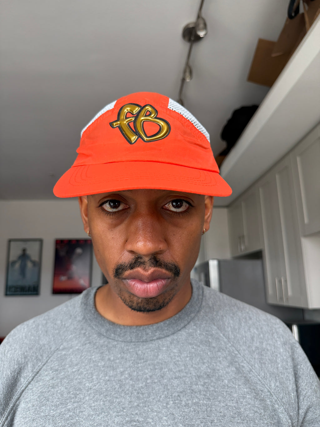 FUBU Orange & White Cap