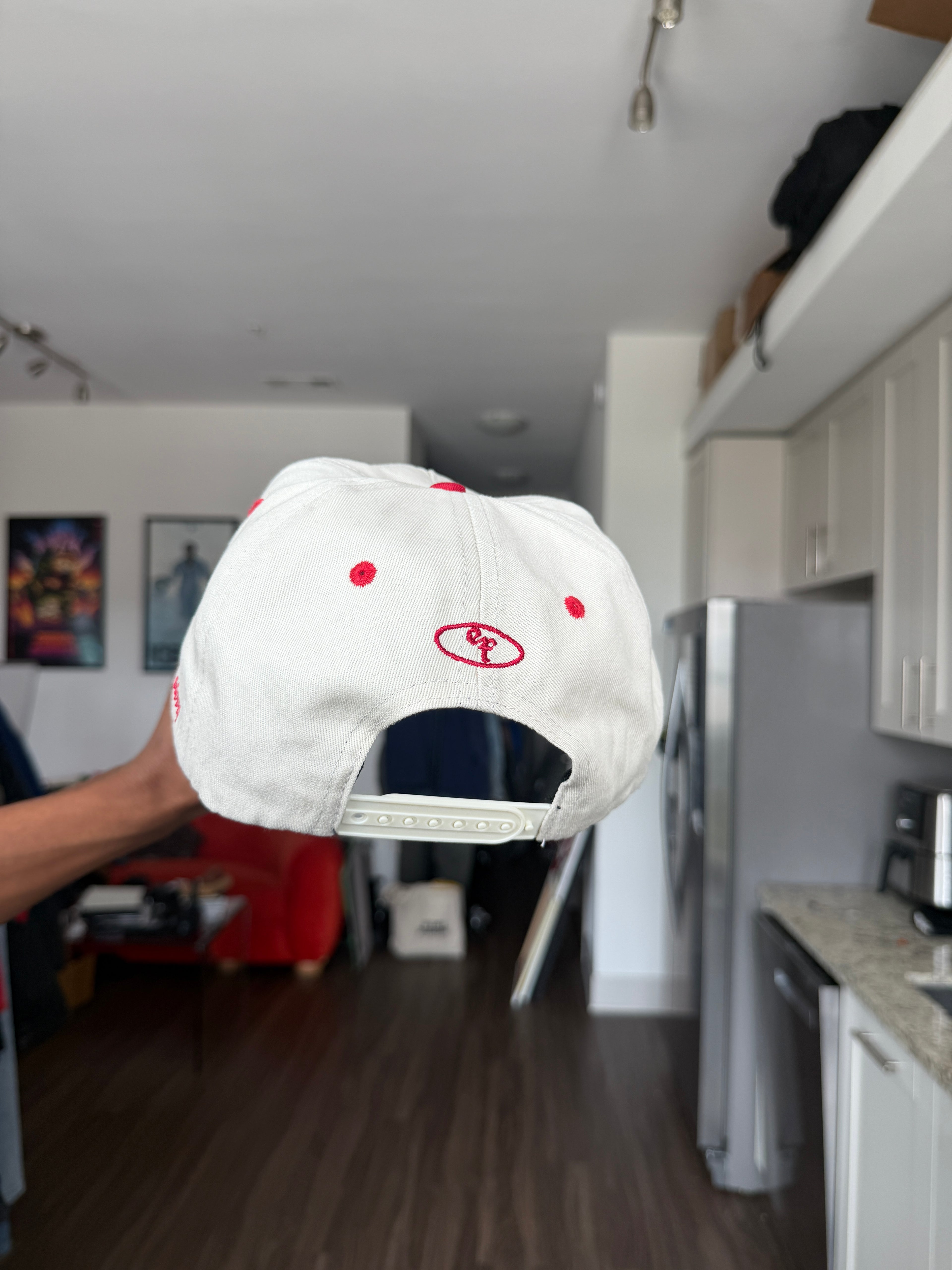 Extended Family Red Two-Panel Snapback