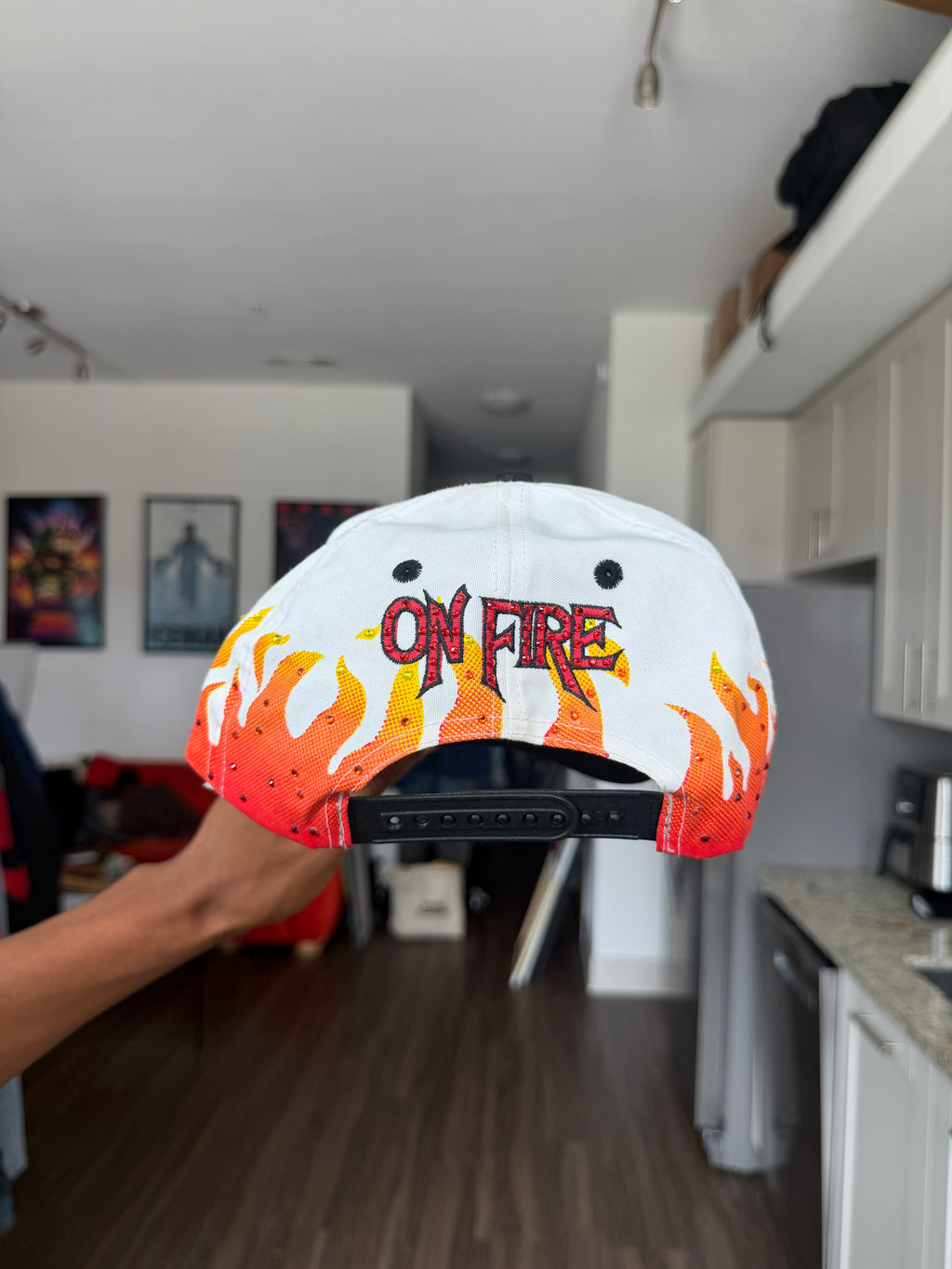 Vintage Chicago White Sox 'Metallic Flames' Snapback