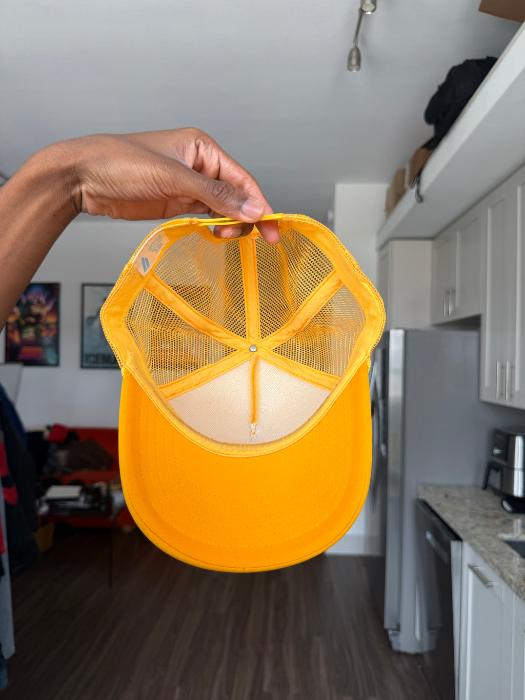 Hittin Lyxx University Yellow Trucker Cap
