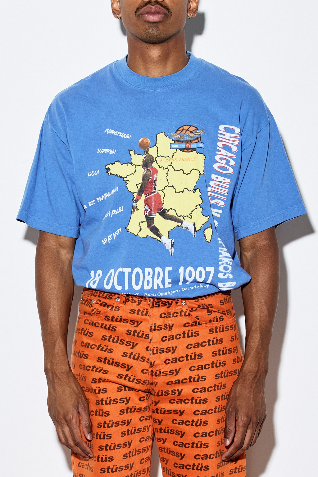 Vintage 1997 Michael Jordan “McDowell’s” Championship Tee – Blue