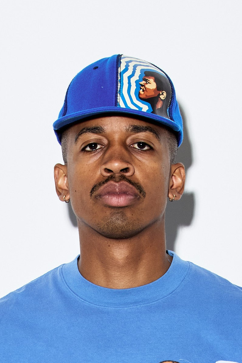 Vintage FUBU Muhammad Ali Platinum Fitted Cap – Blue (One Size Stretch)