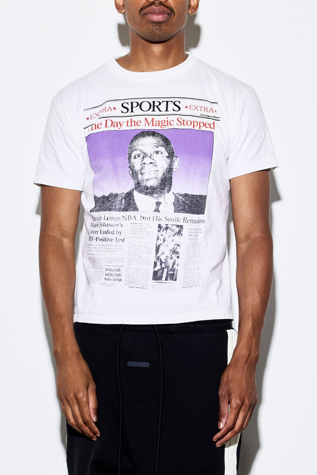 Vintage “Pray for Magic Johnson” Rap T-Shirt – S