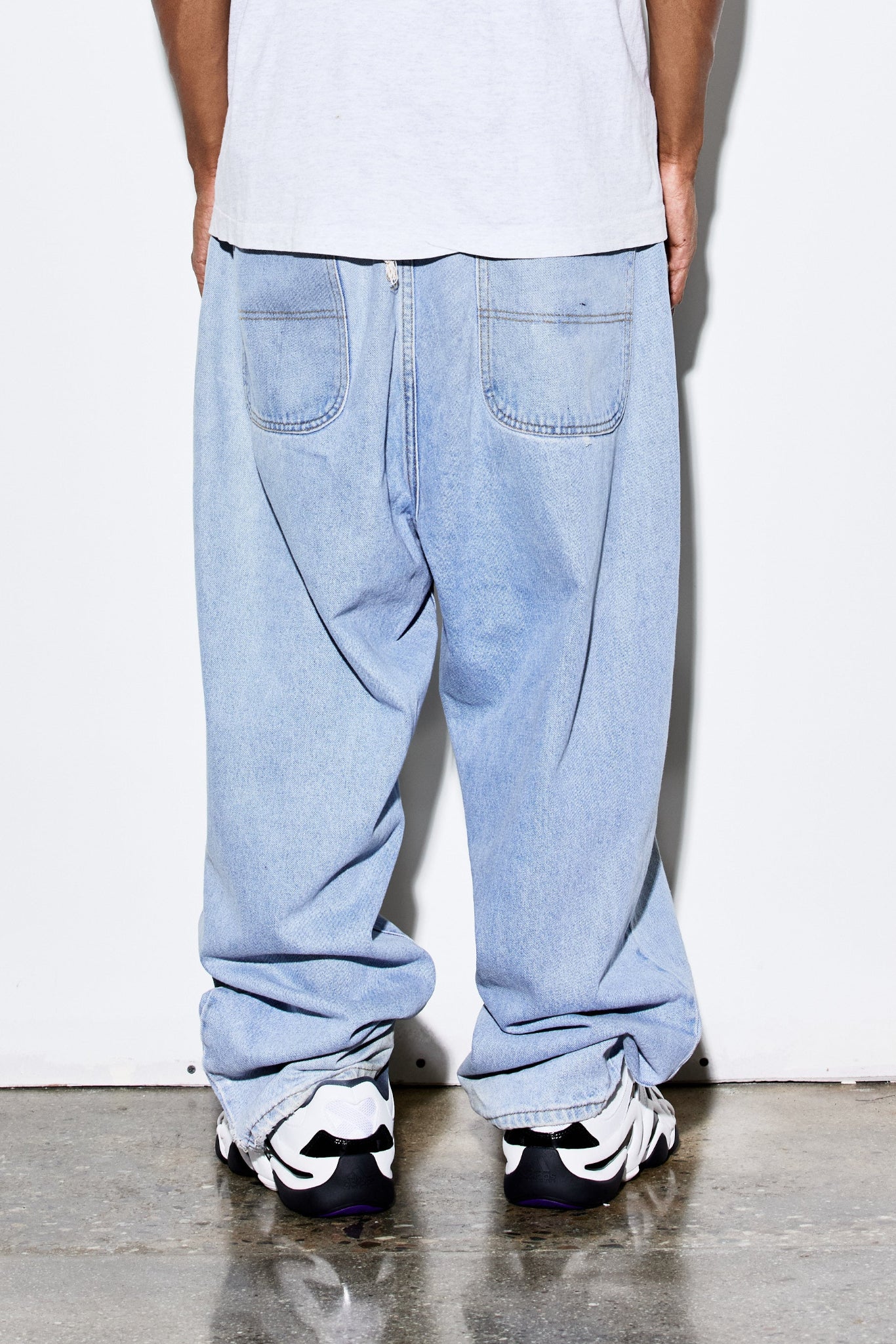 Baggy Blue Butter Co Jeans – Light Wash Denim, Size 36