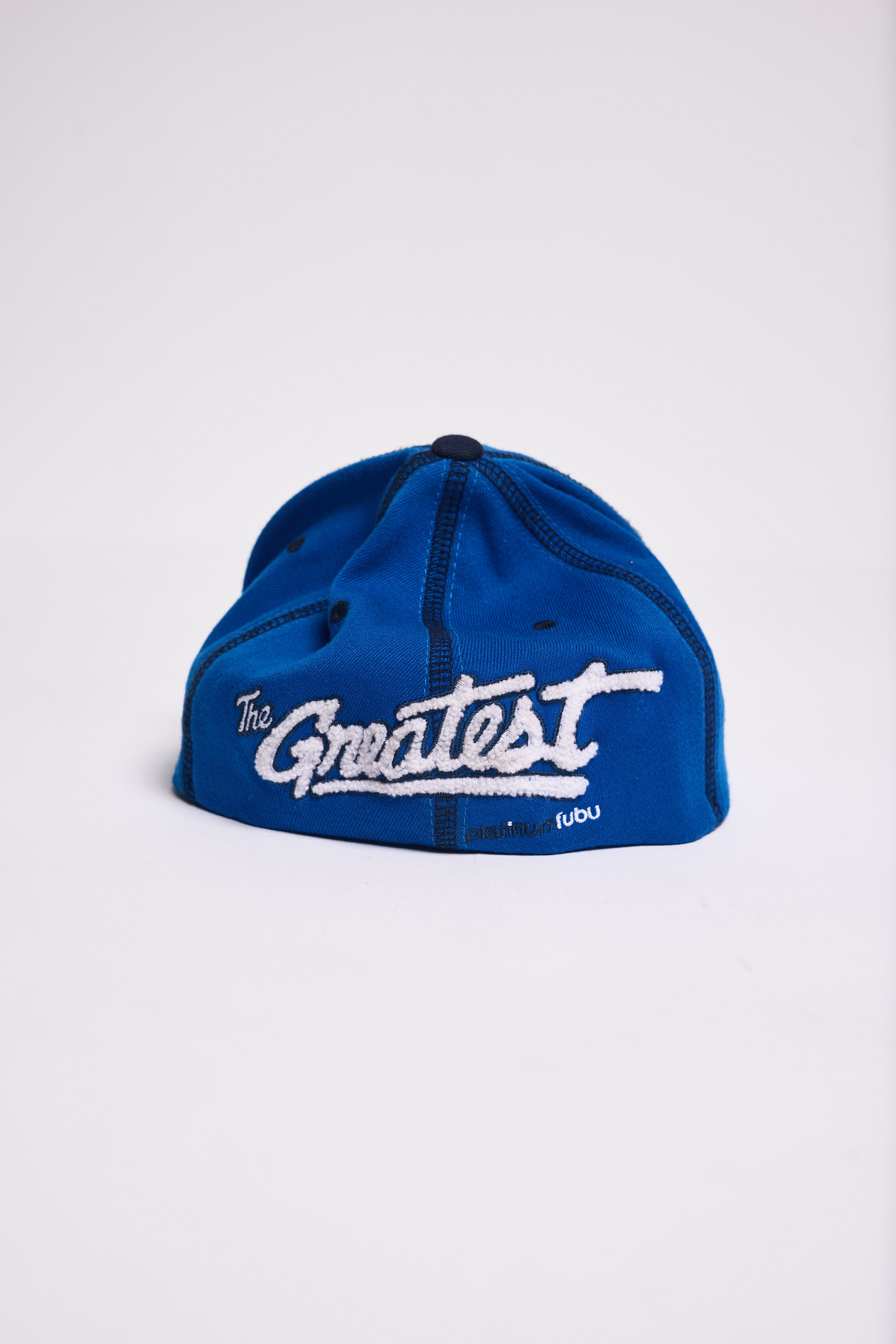 Vintage FUBU Muhammad Ali Platinum Fitted Cap – Blue (One Size Stretch)