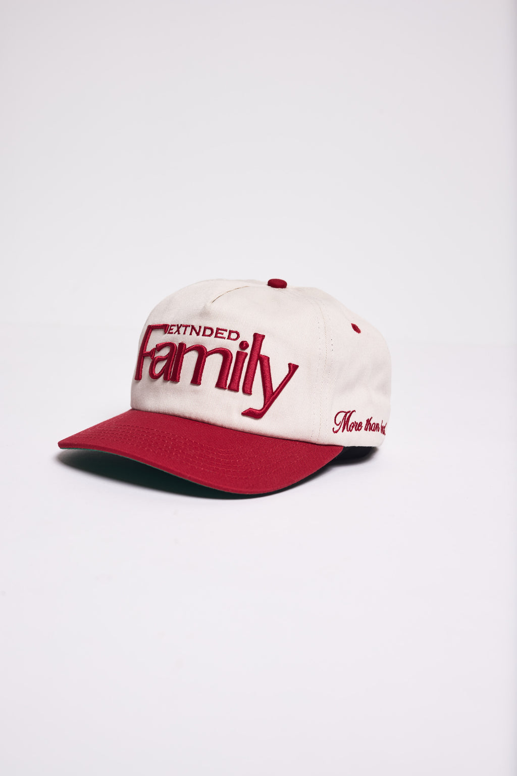 Extended Family Red Two-Panel Snapback