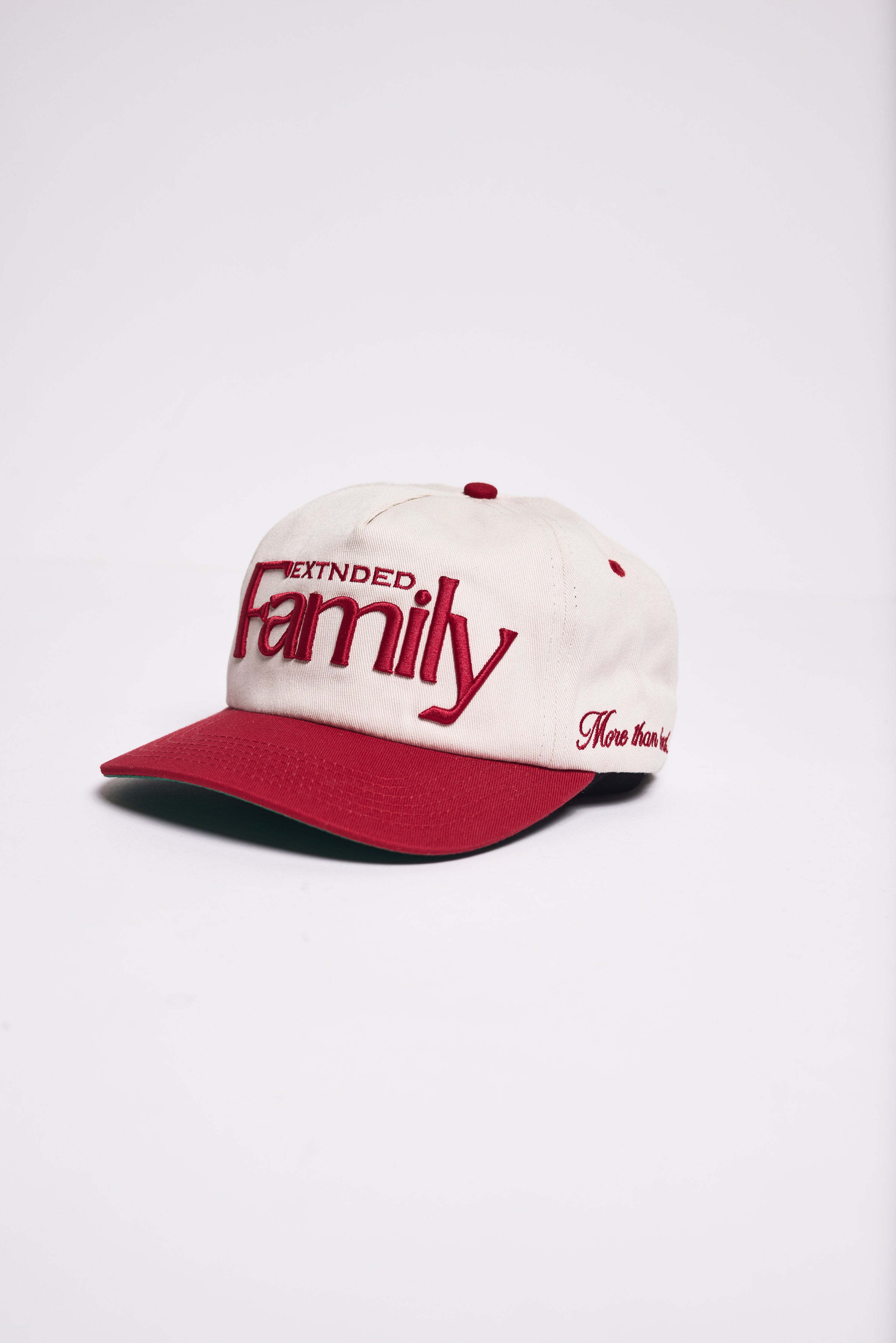 Extended Family Red Two-Panel Snapback