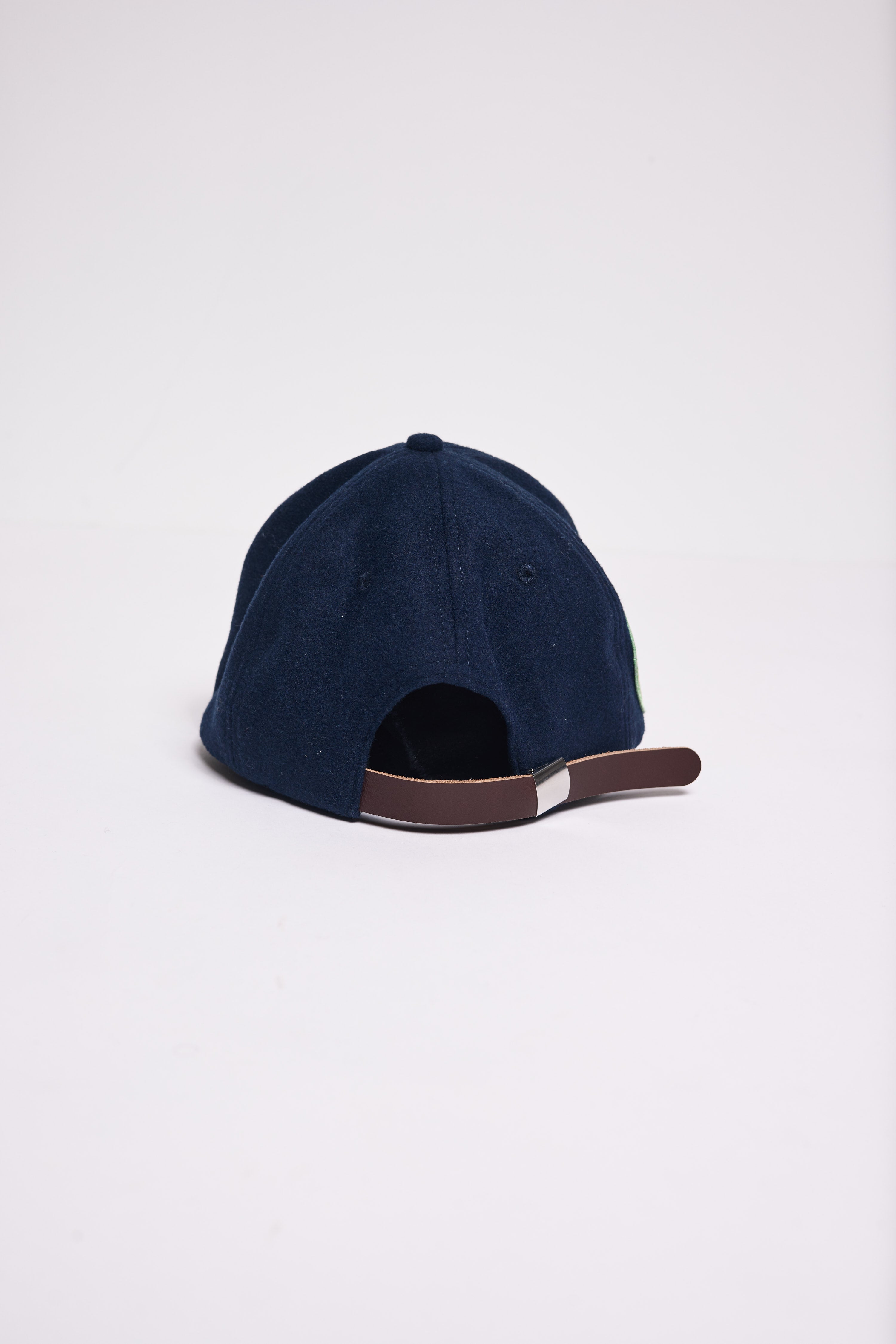 Two-tone Navy and Maroon hat