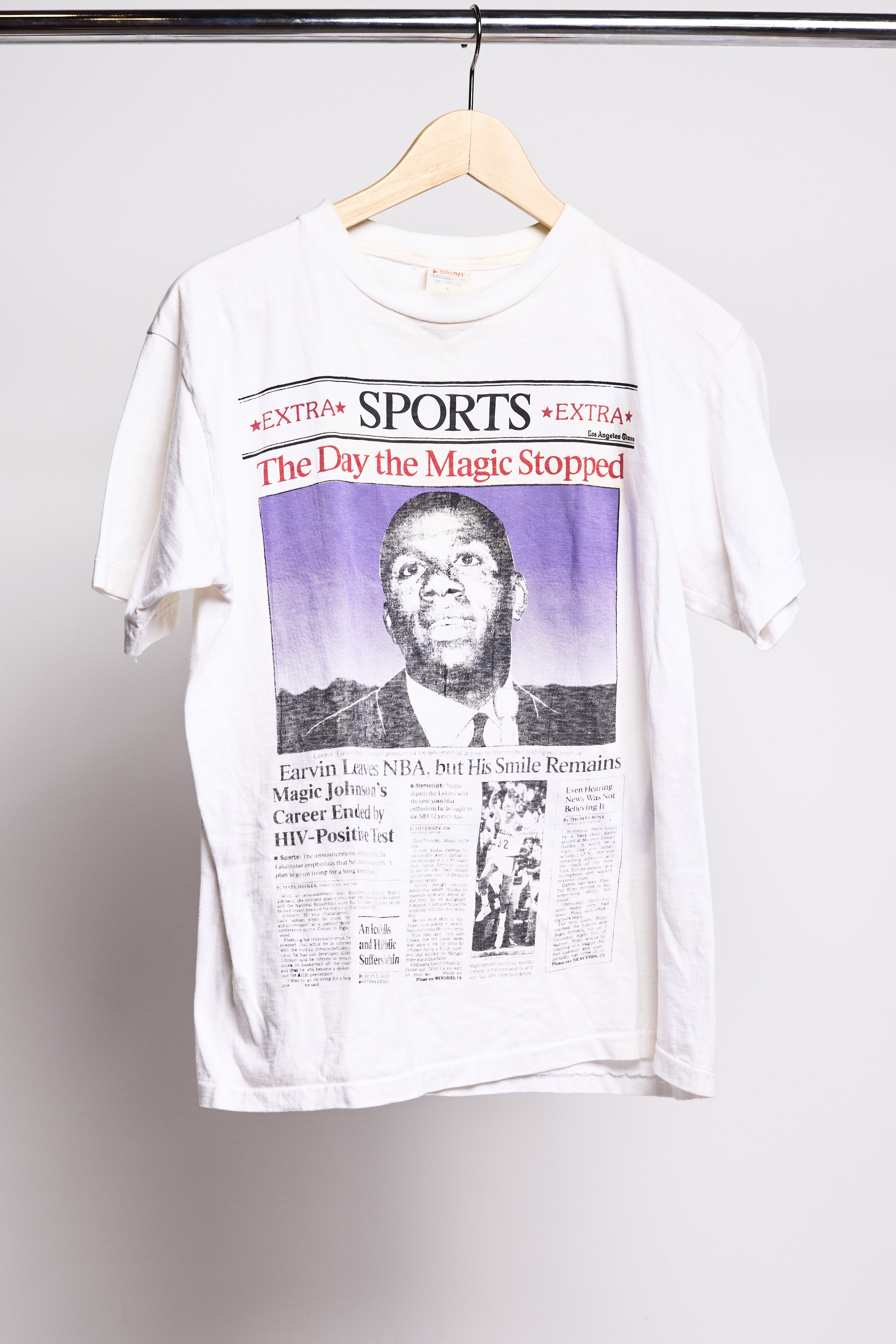 Vintage “Pray for Magic Johnson” Rap T-Shirt – S