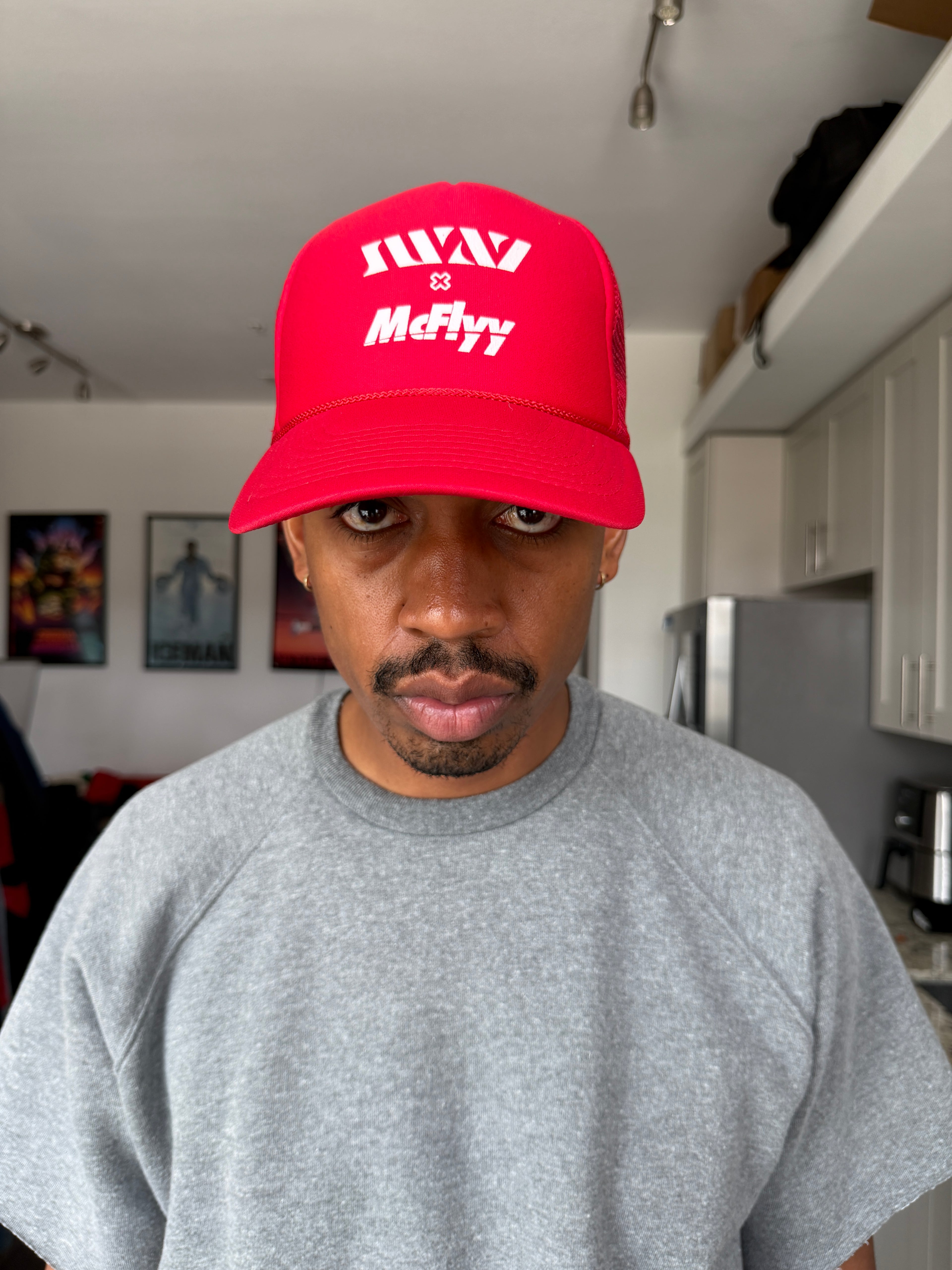 McFlyy x VAV Red Trucker Cap