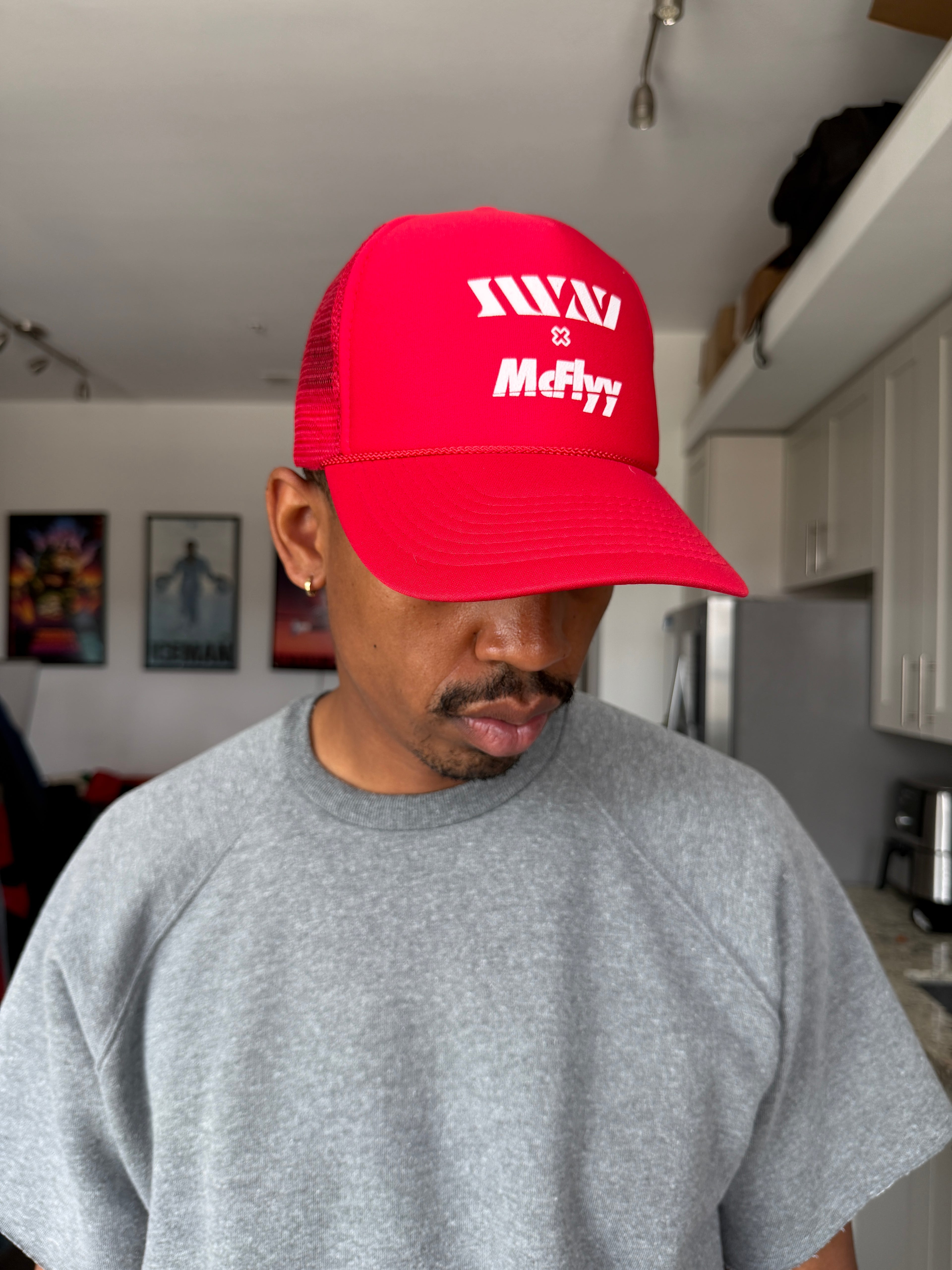 McFlyy x VAV Red Trucker Cap