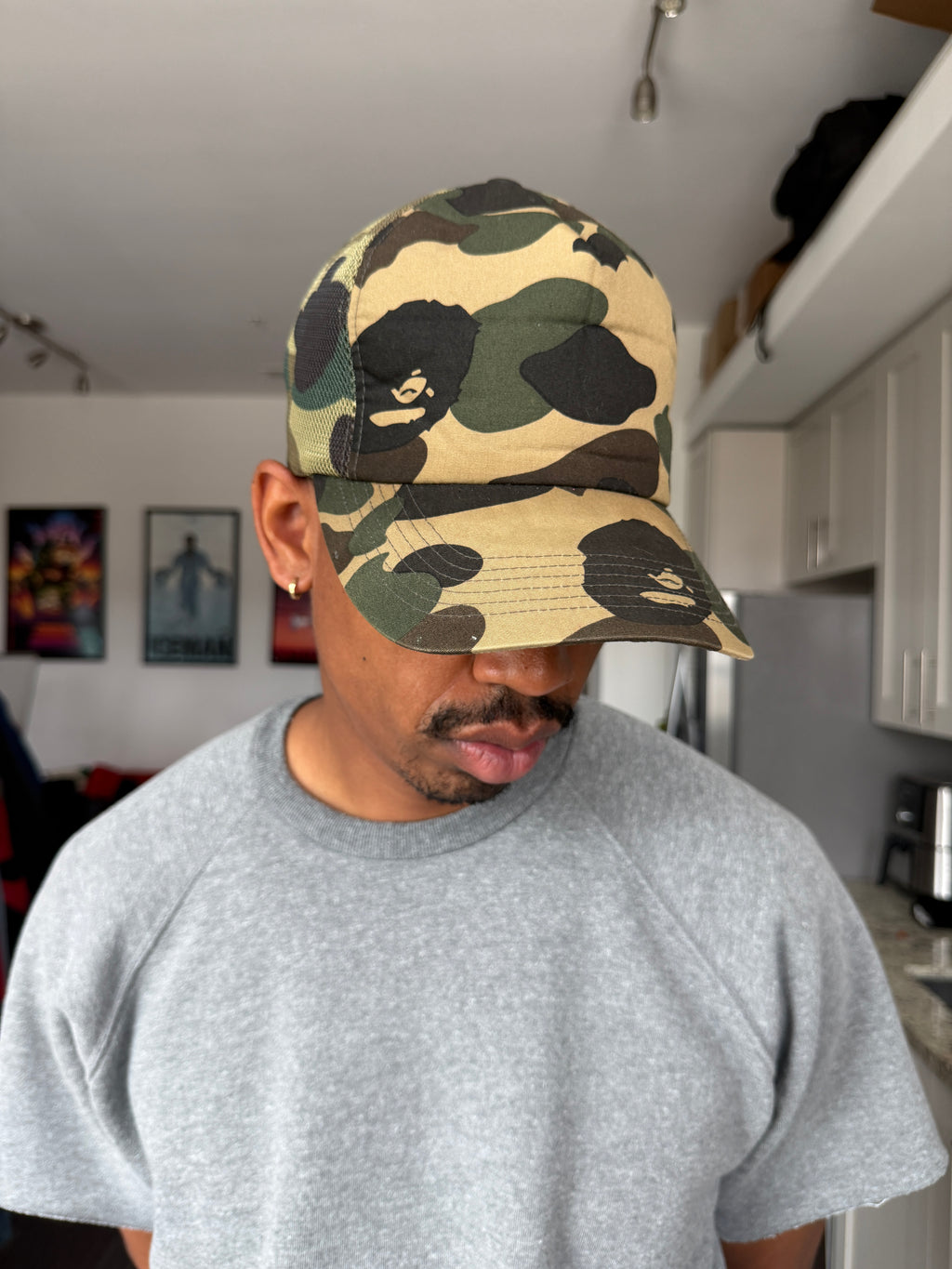 Vintage BAPE Camo Trucker Hat