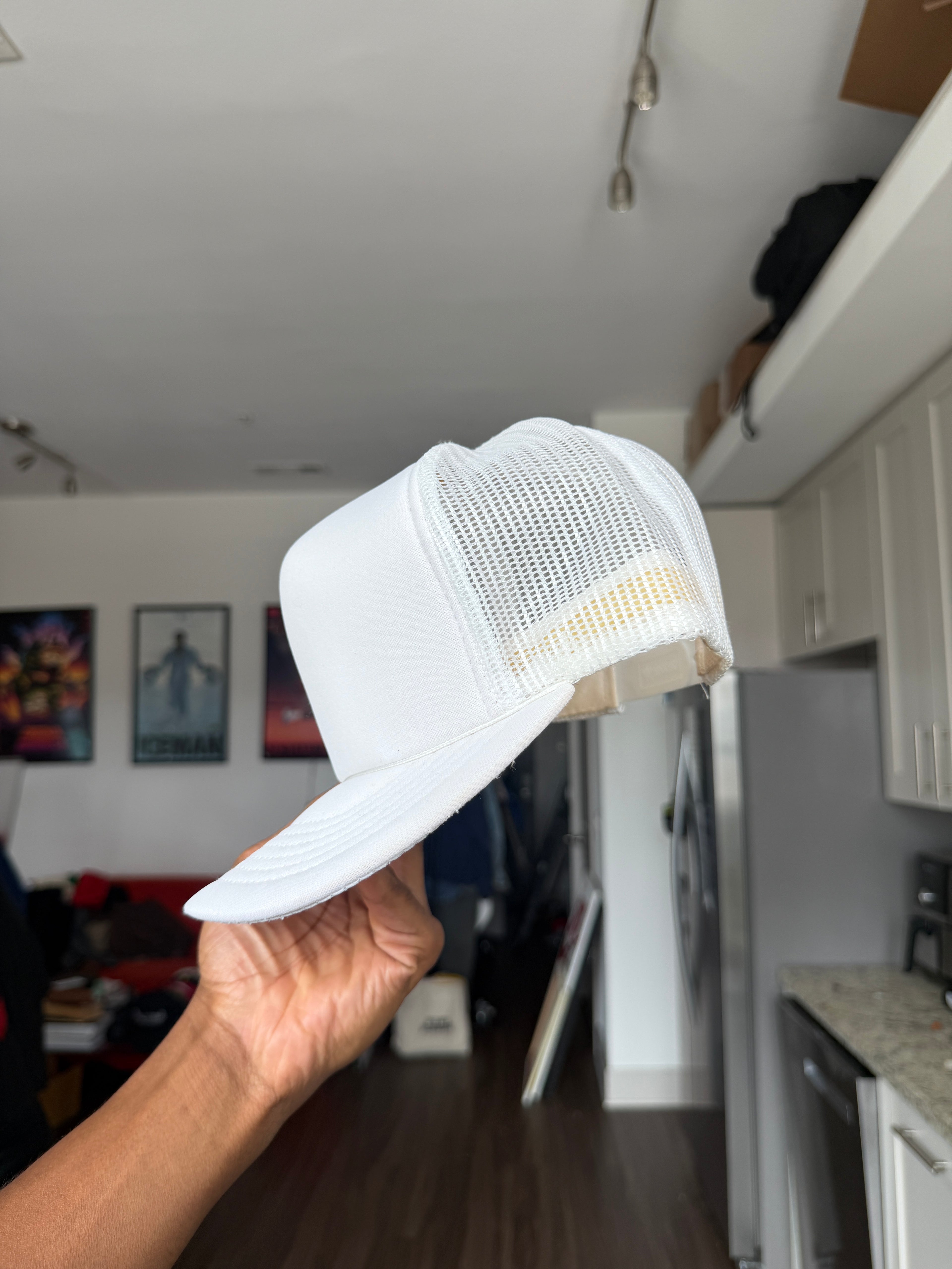 Vintage White Trucker Cap