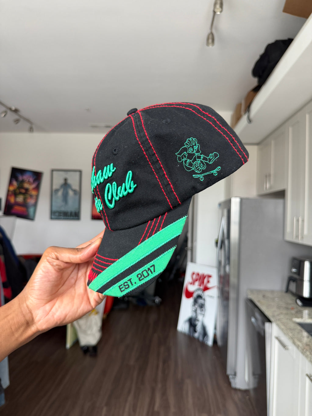 Crenshaw Skate Club Black Cap