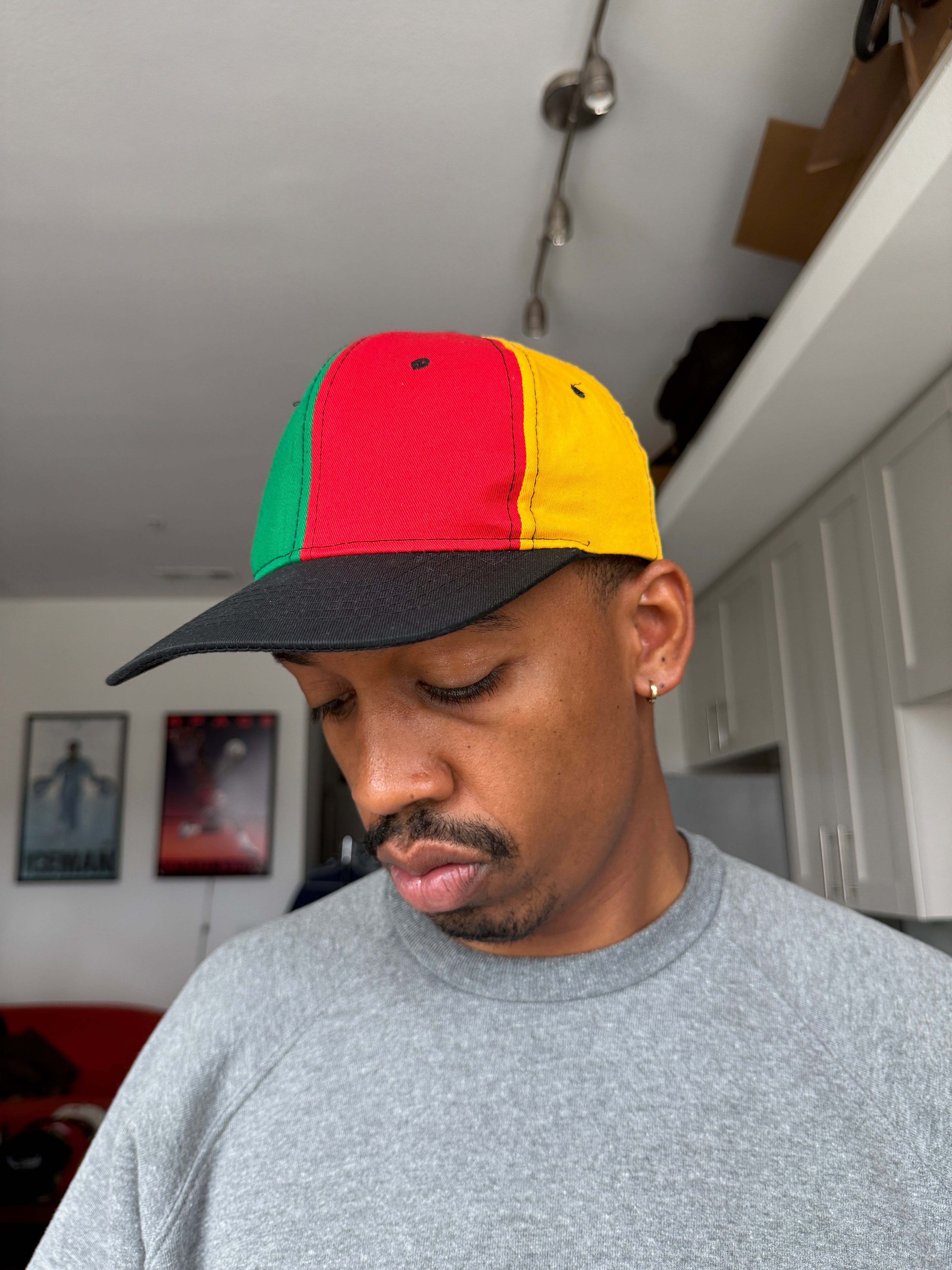 Rasta Red, Green & Yellow Snapback Cap