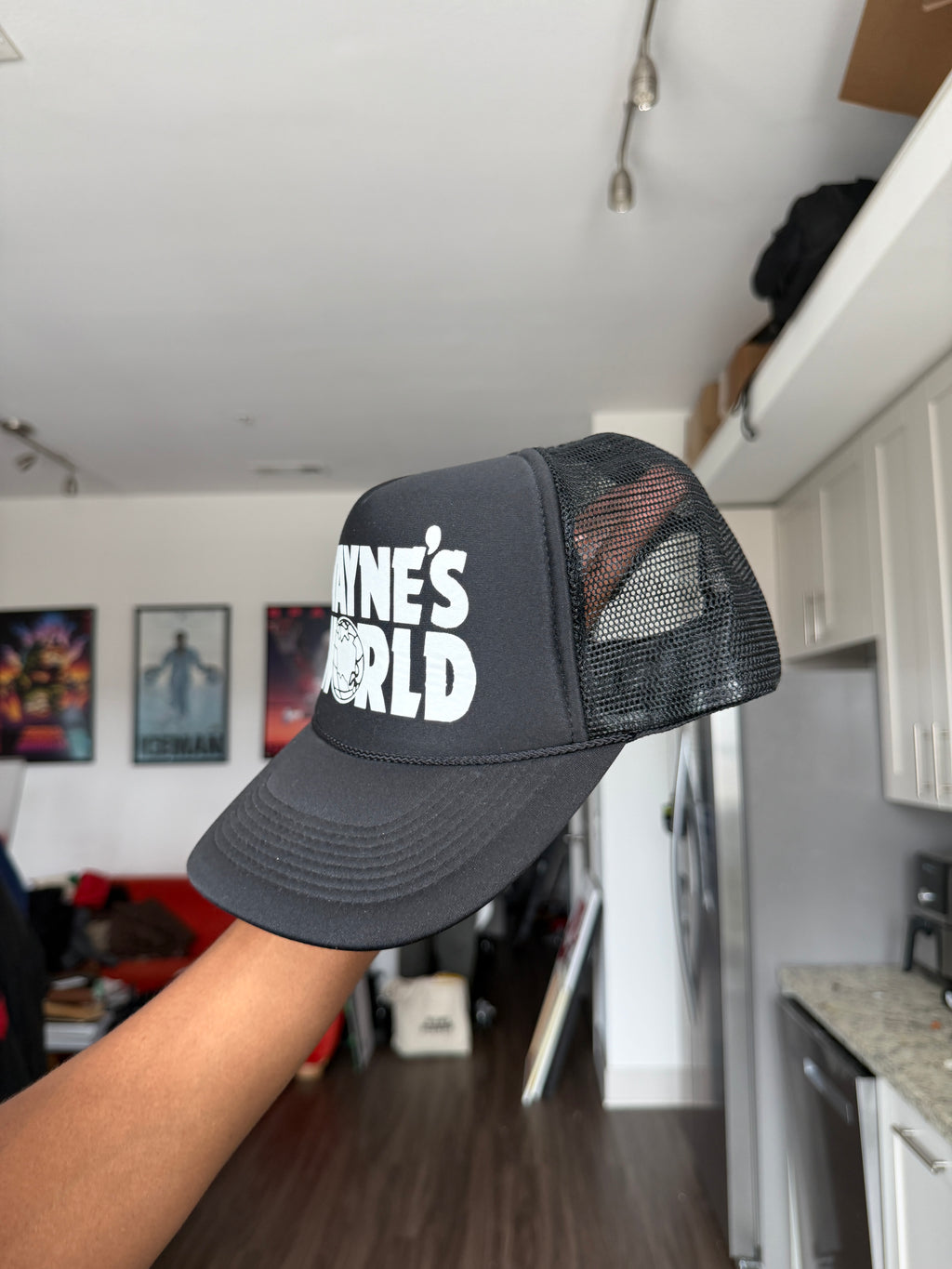 Wayne’s World Black Trucker Cap