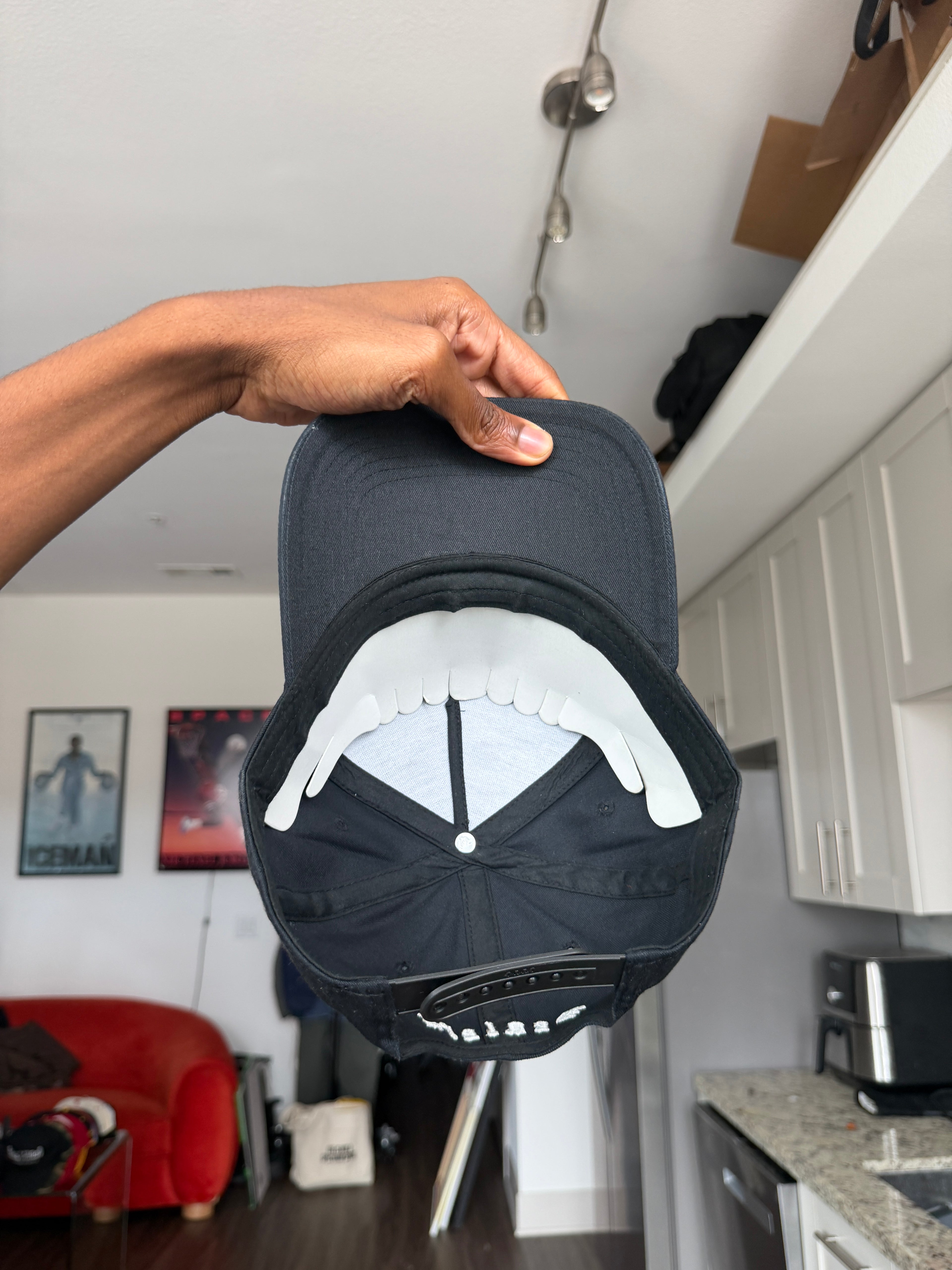 Black LA Flame Cap
