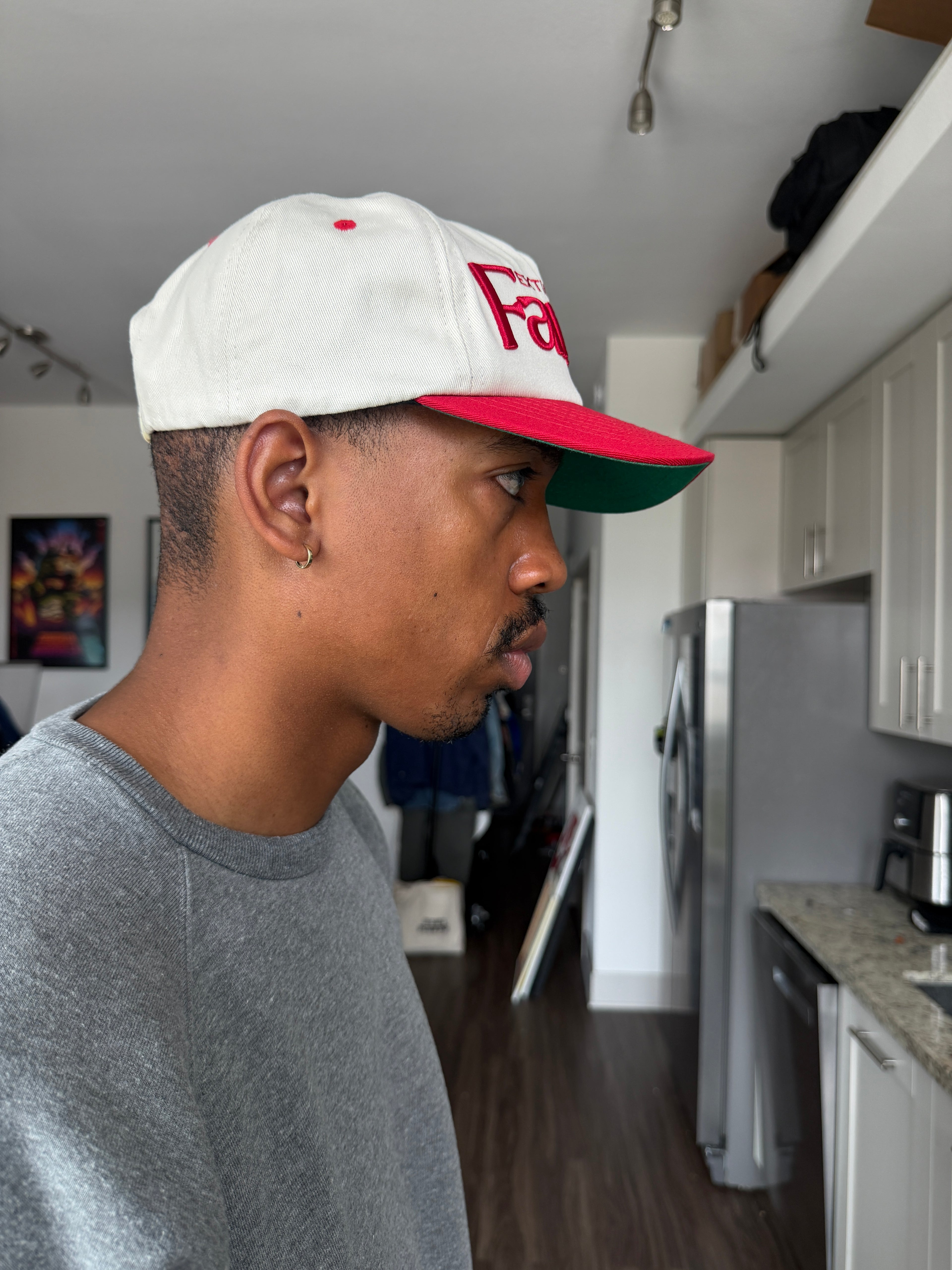 Extended Family Red Two-Panel Snapback