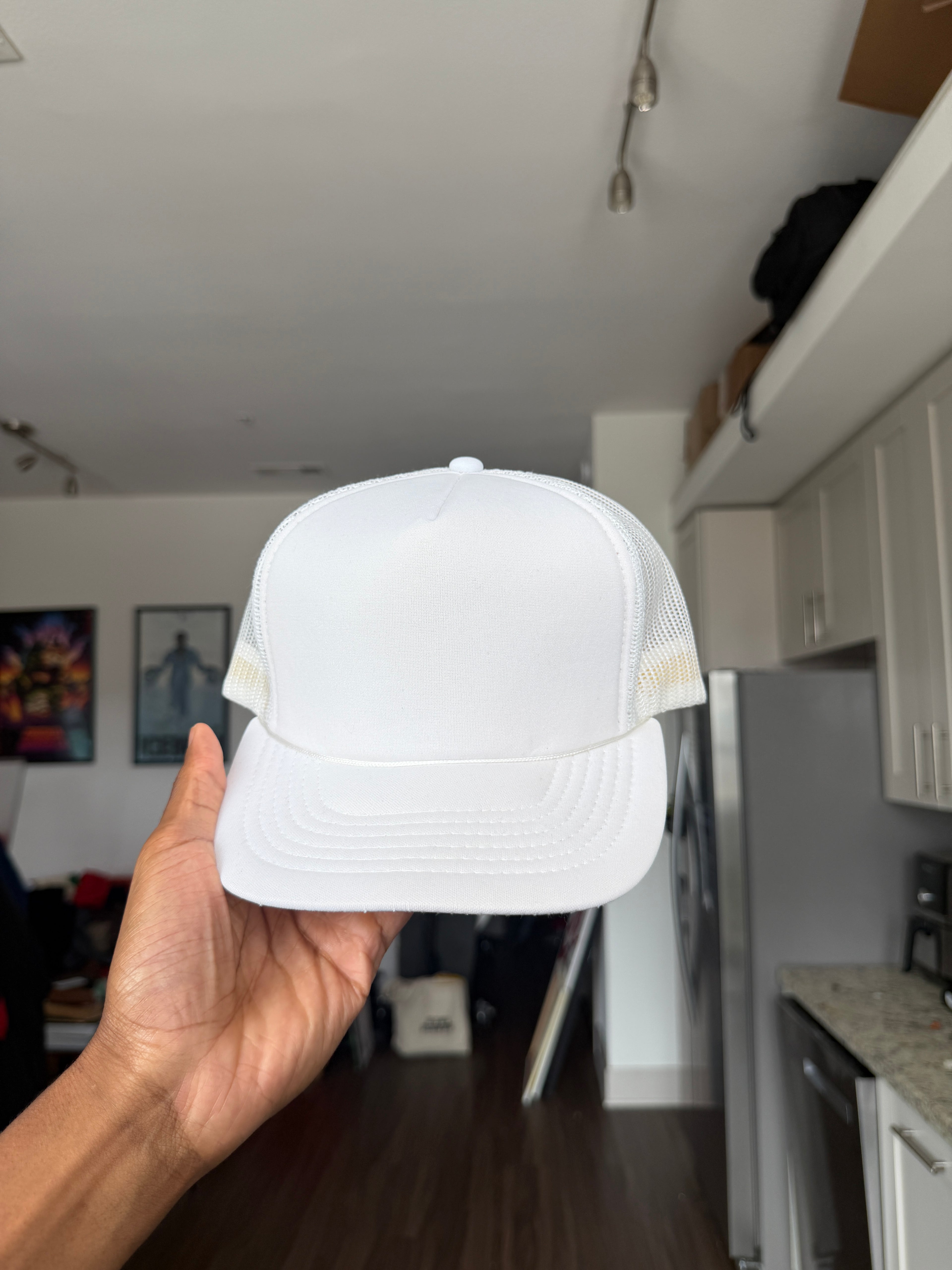 Vintage White Trucker Cap