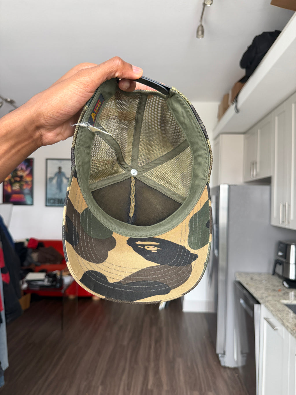 Vintage BAPE Camo Trucker Hat