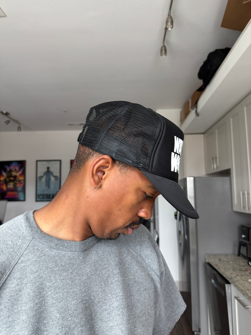 Wayne’s World Black Trucker Cap