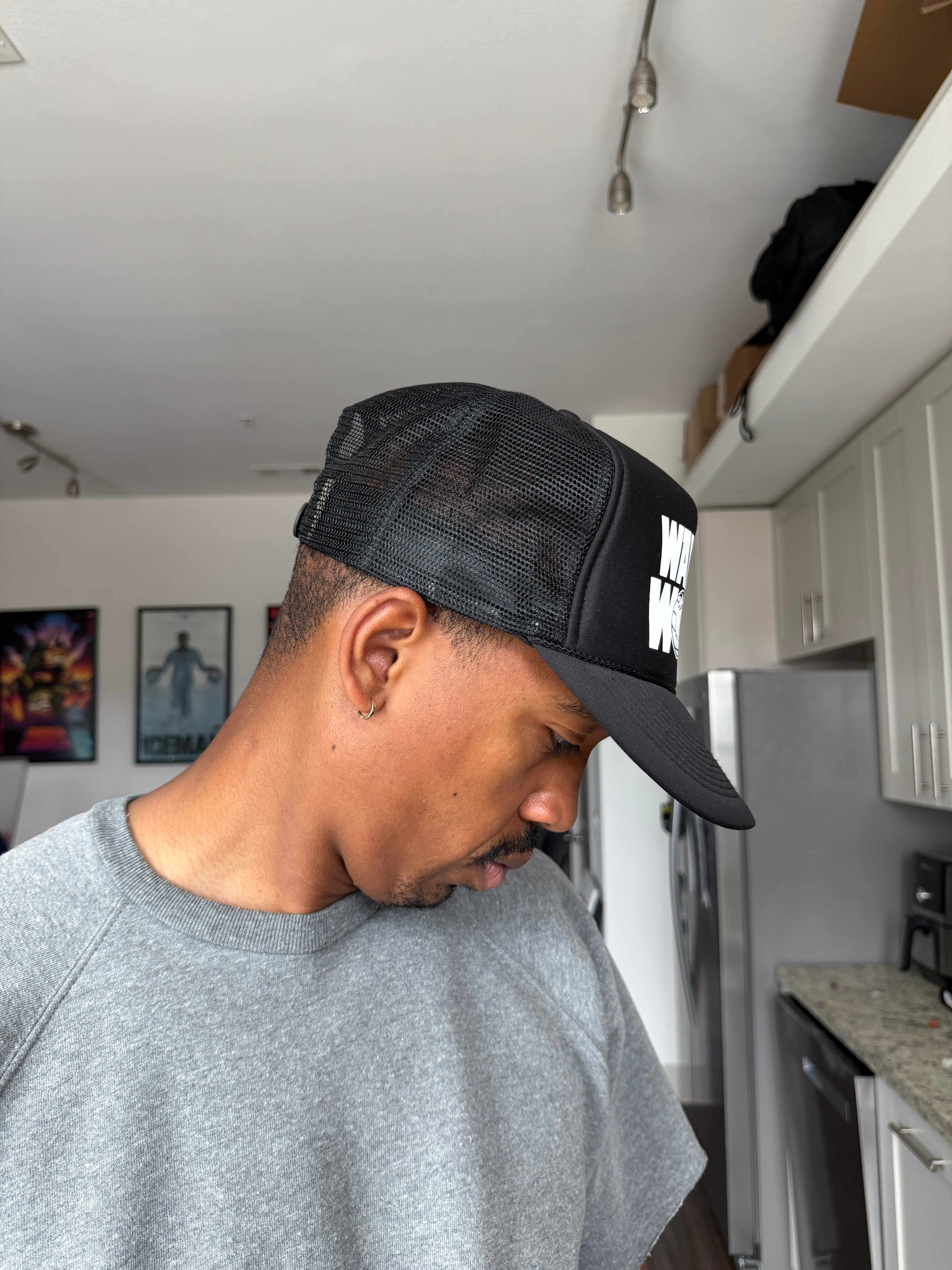 Wayne’s World Black Trucker Cap