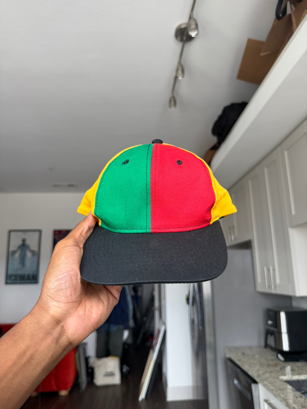 Rasta Red, Green & Yellow Snapback Cap