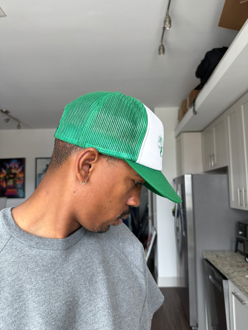 Easy Street Green & White Trucker Cap