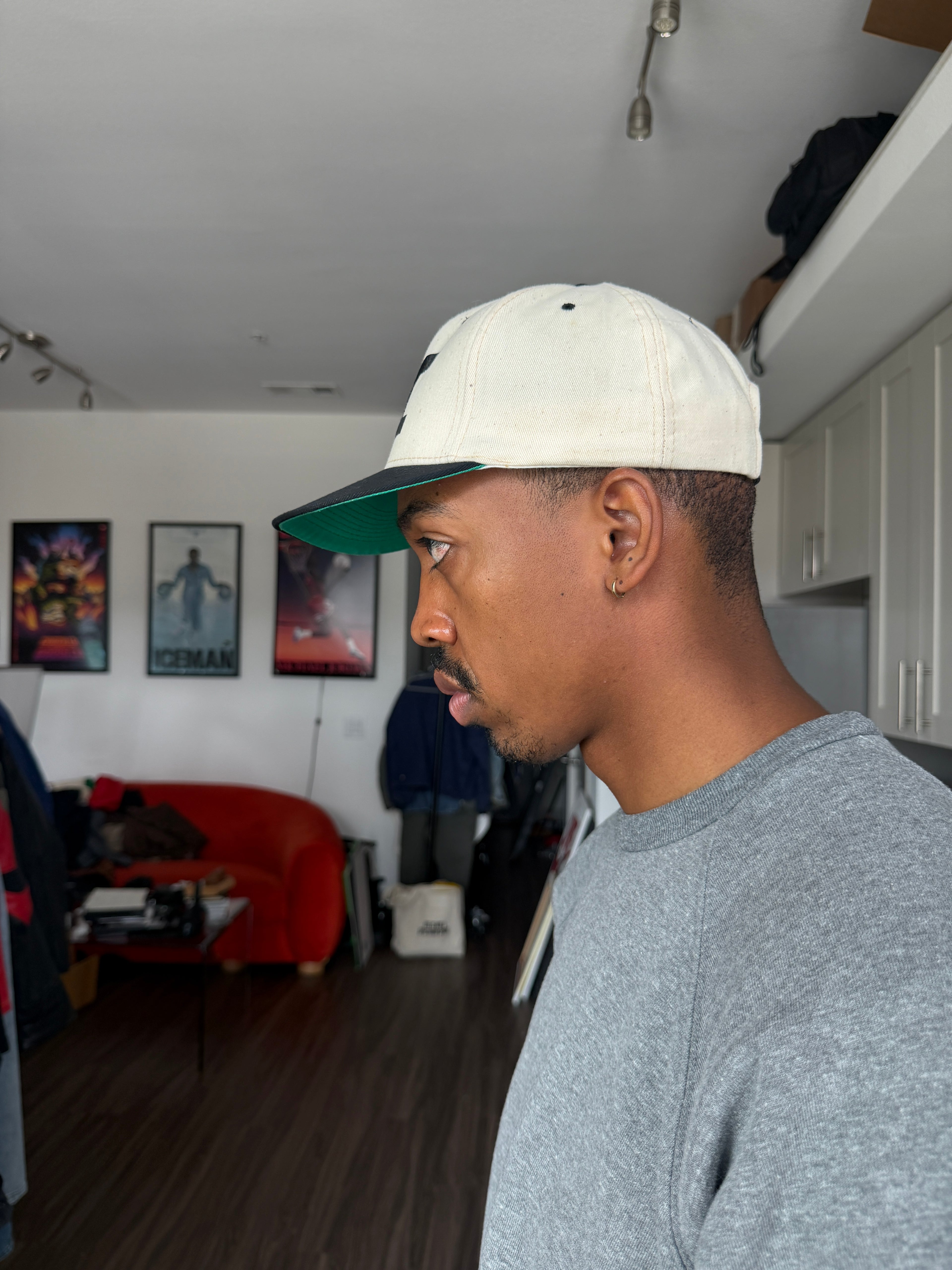 Vintage Off-White Malcolm X Cap