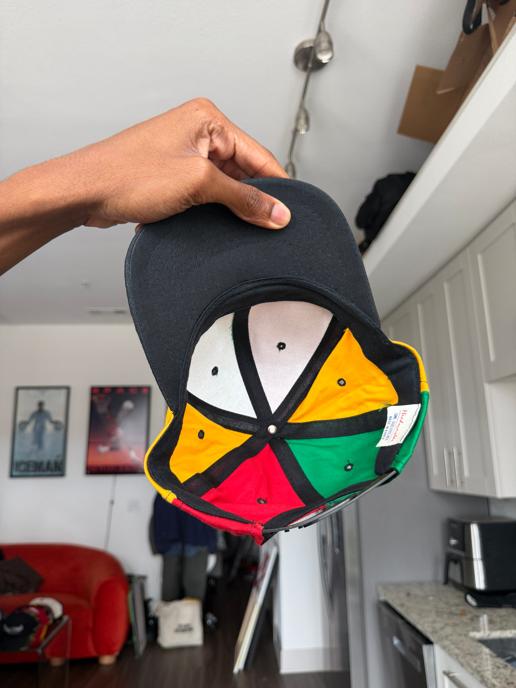 Rasta Red, Green & Yellow Snapback Cap