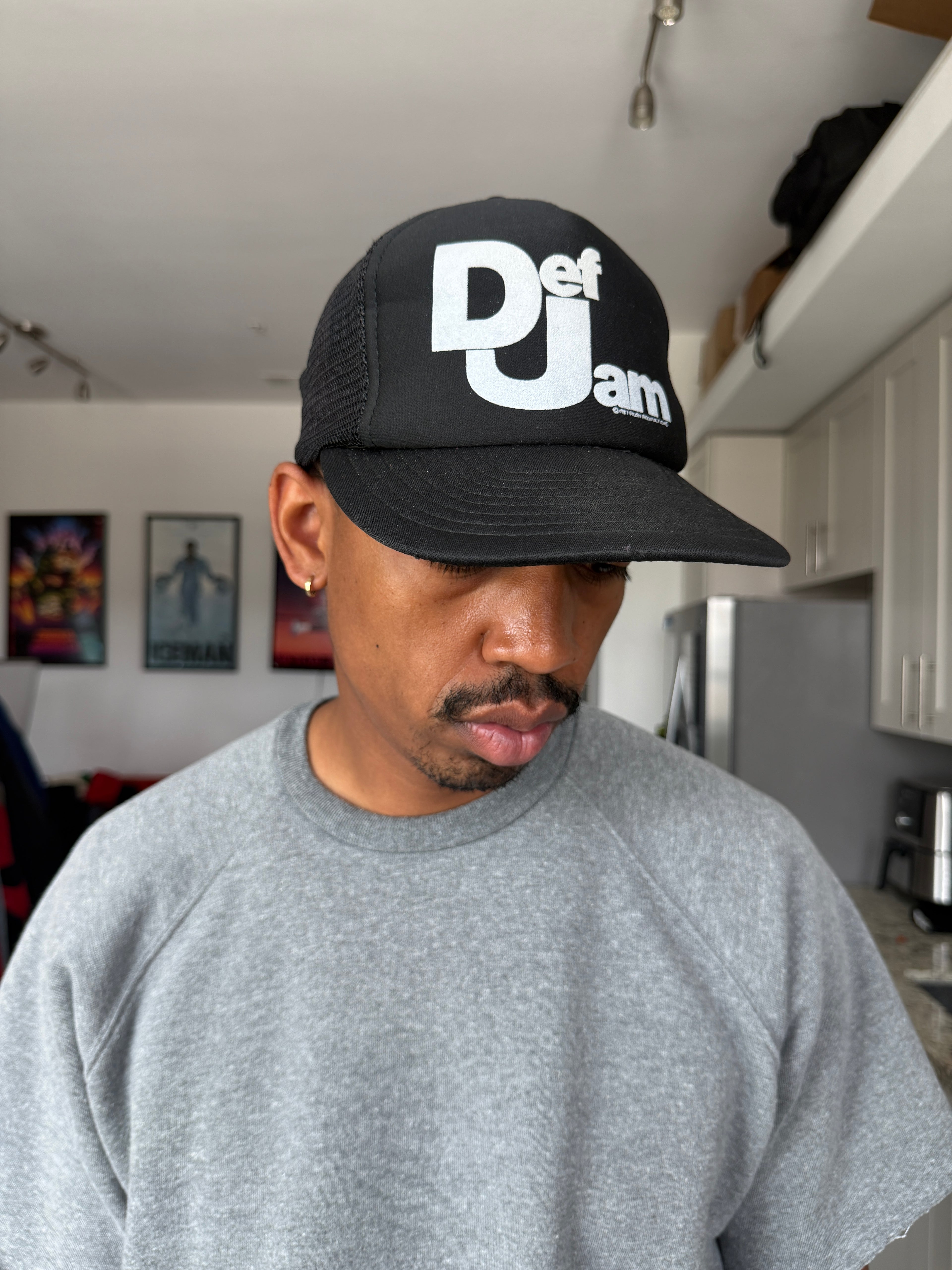 Vintage Def Jam Records Black Trucker Cap
