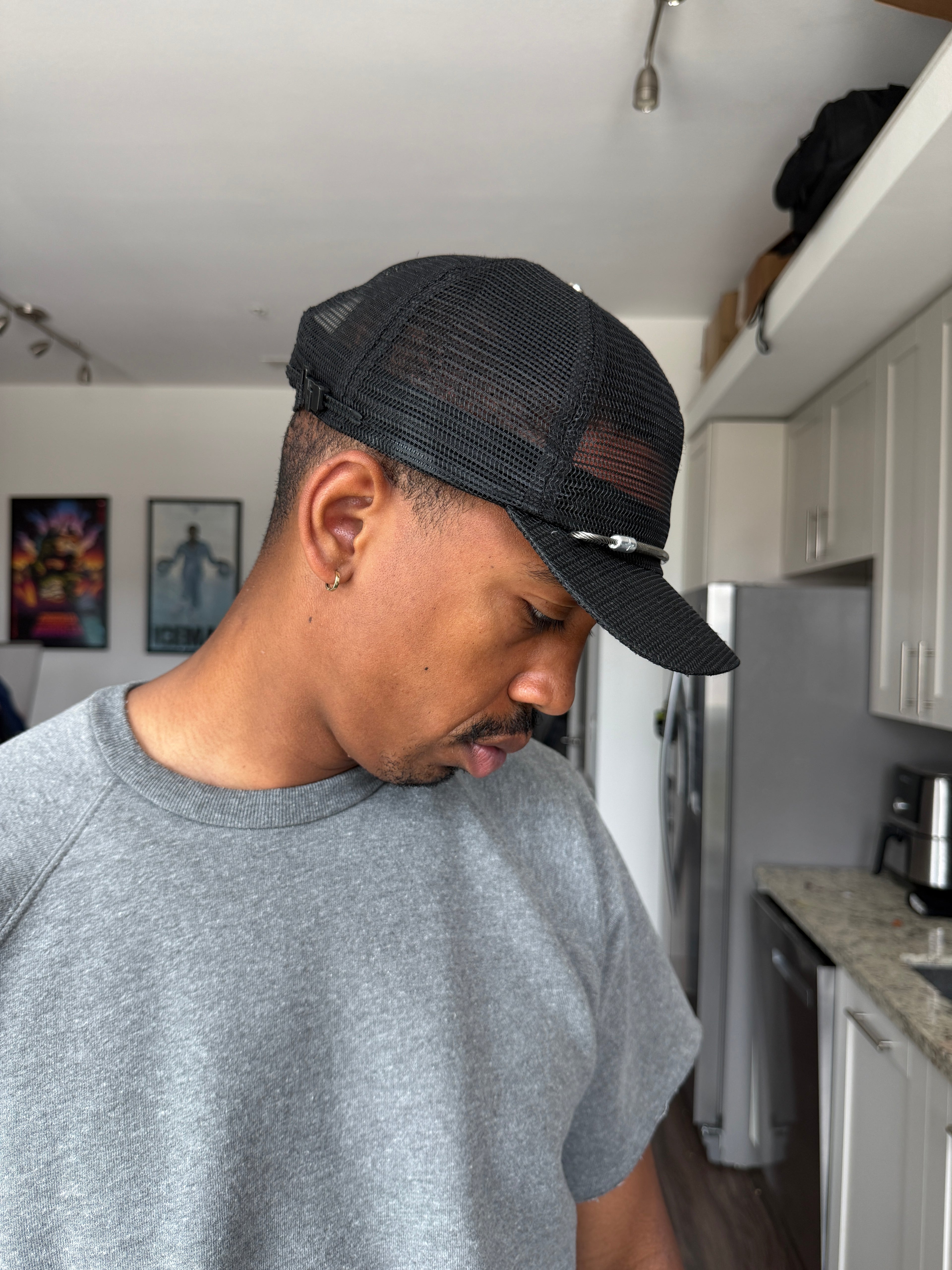 TOMBOgo Bike Chain Black Mesh Trucker Hat