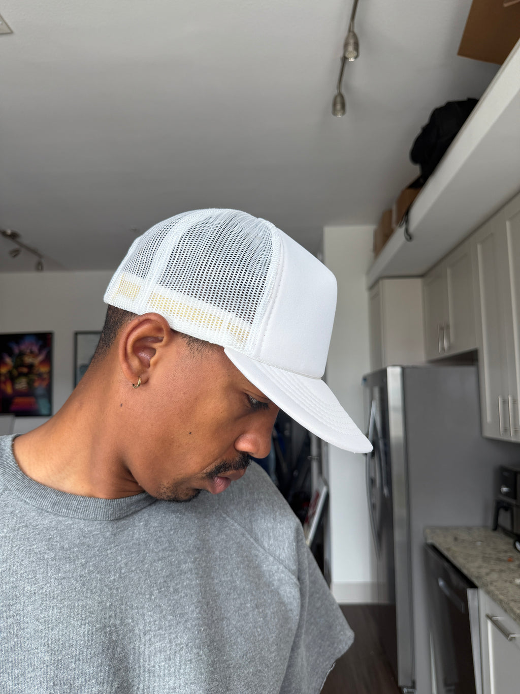 Vintage White Trucker Cap