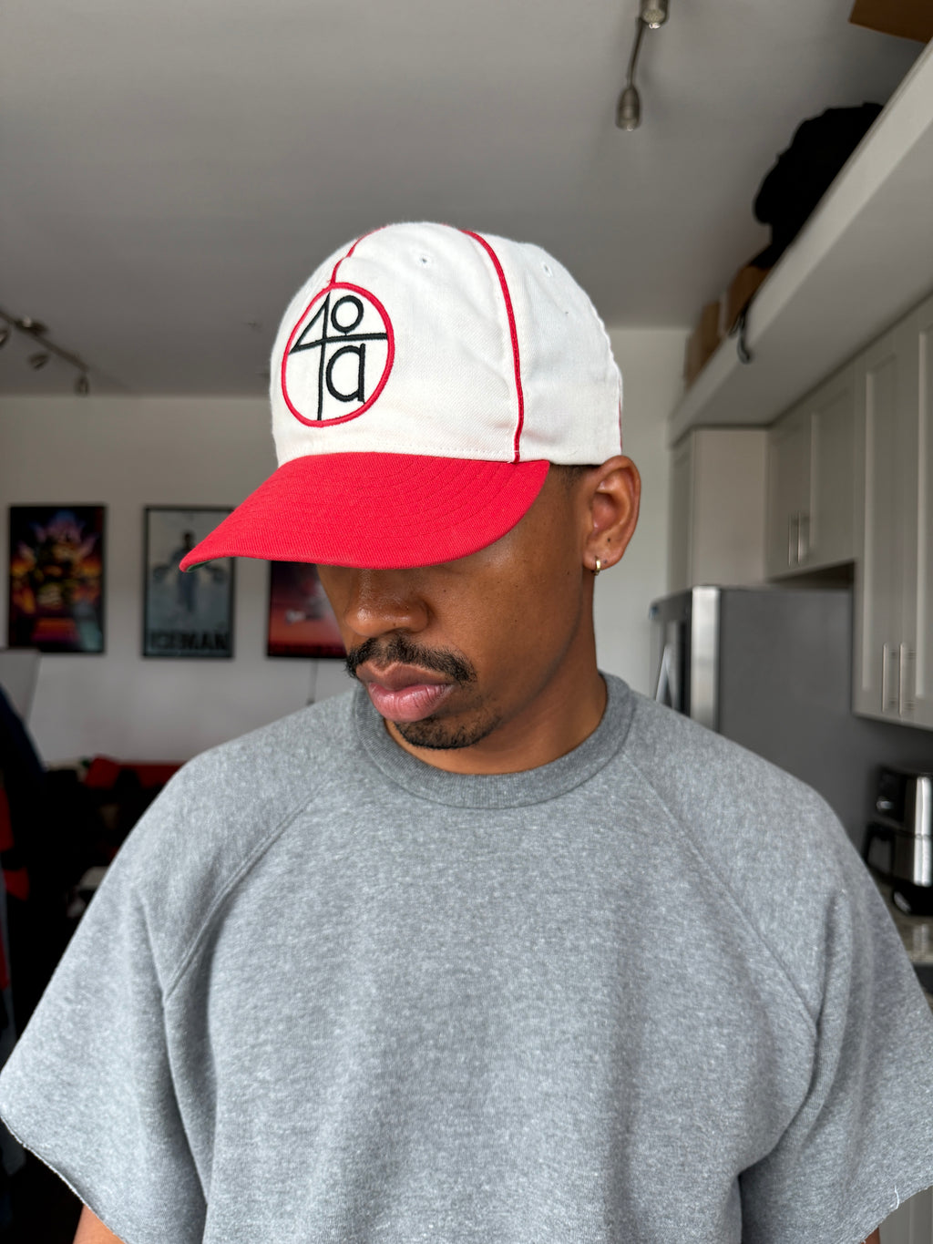 40 Acres and a Mule White & Red Baseball Cap