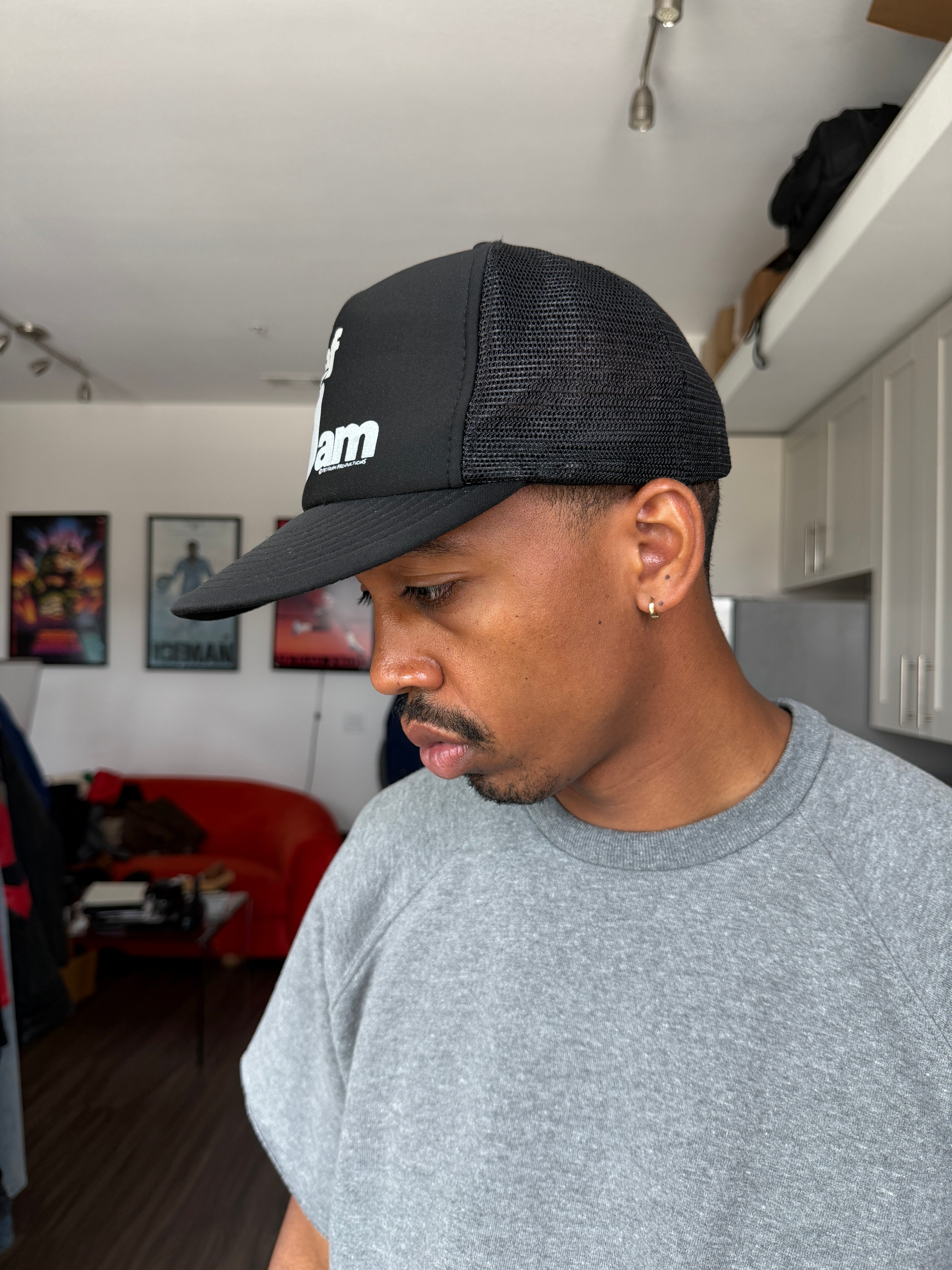 Vintage Def Jam Records Black Trucker Cap