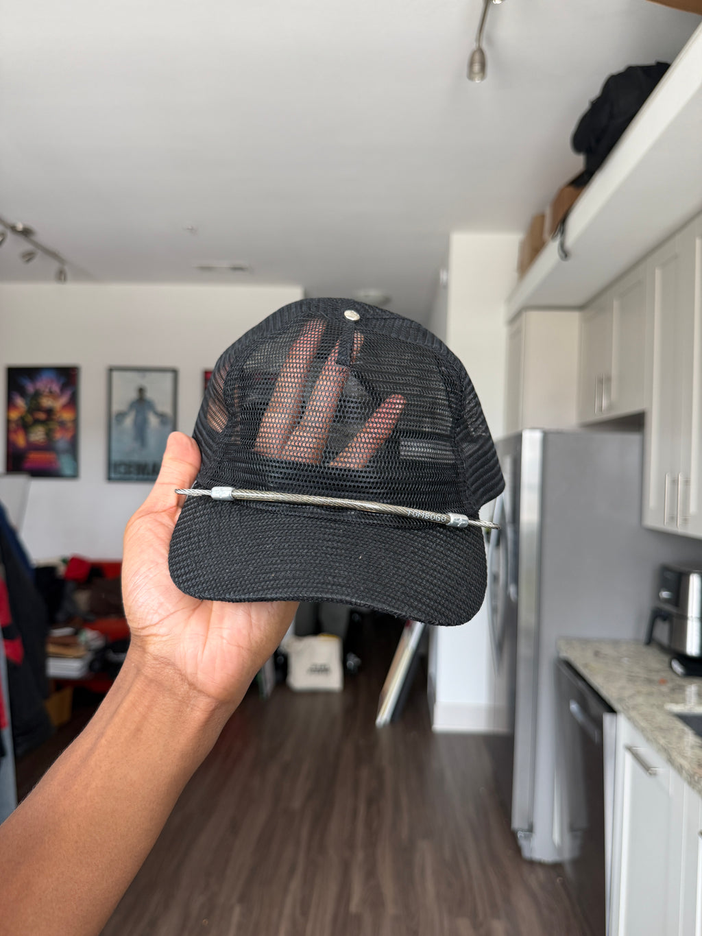 TOMBOgo Bike Chain Black Mesh Trucker Hat