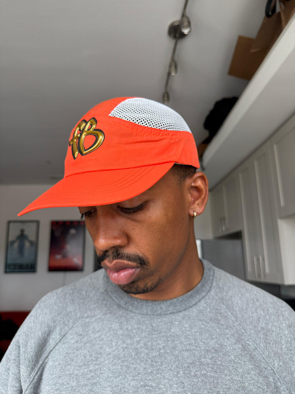 FUBU Orange & White Cap
