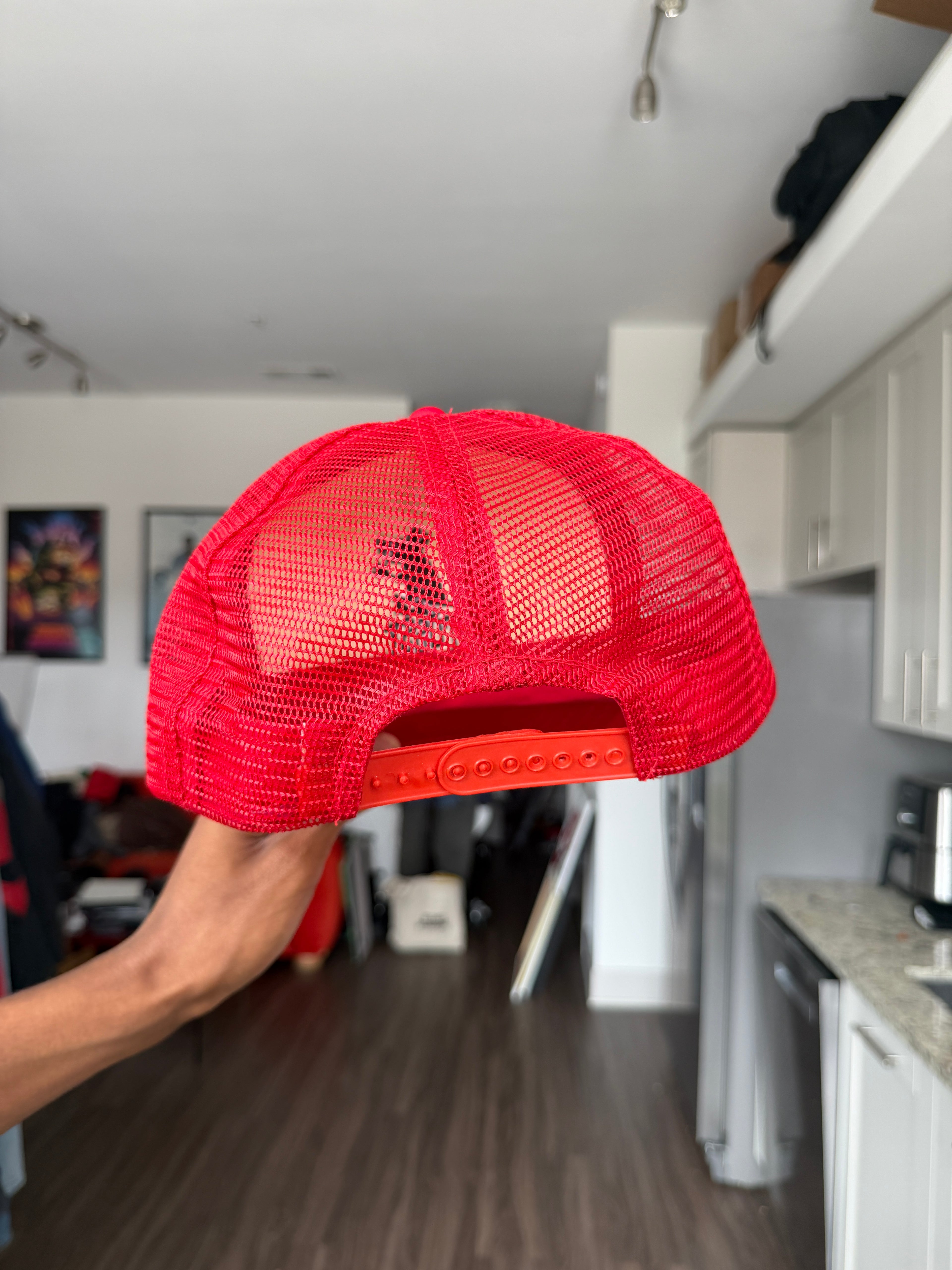 Stüssy Red & White Trucker Cap