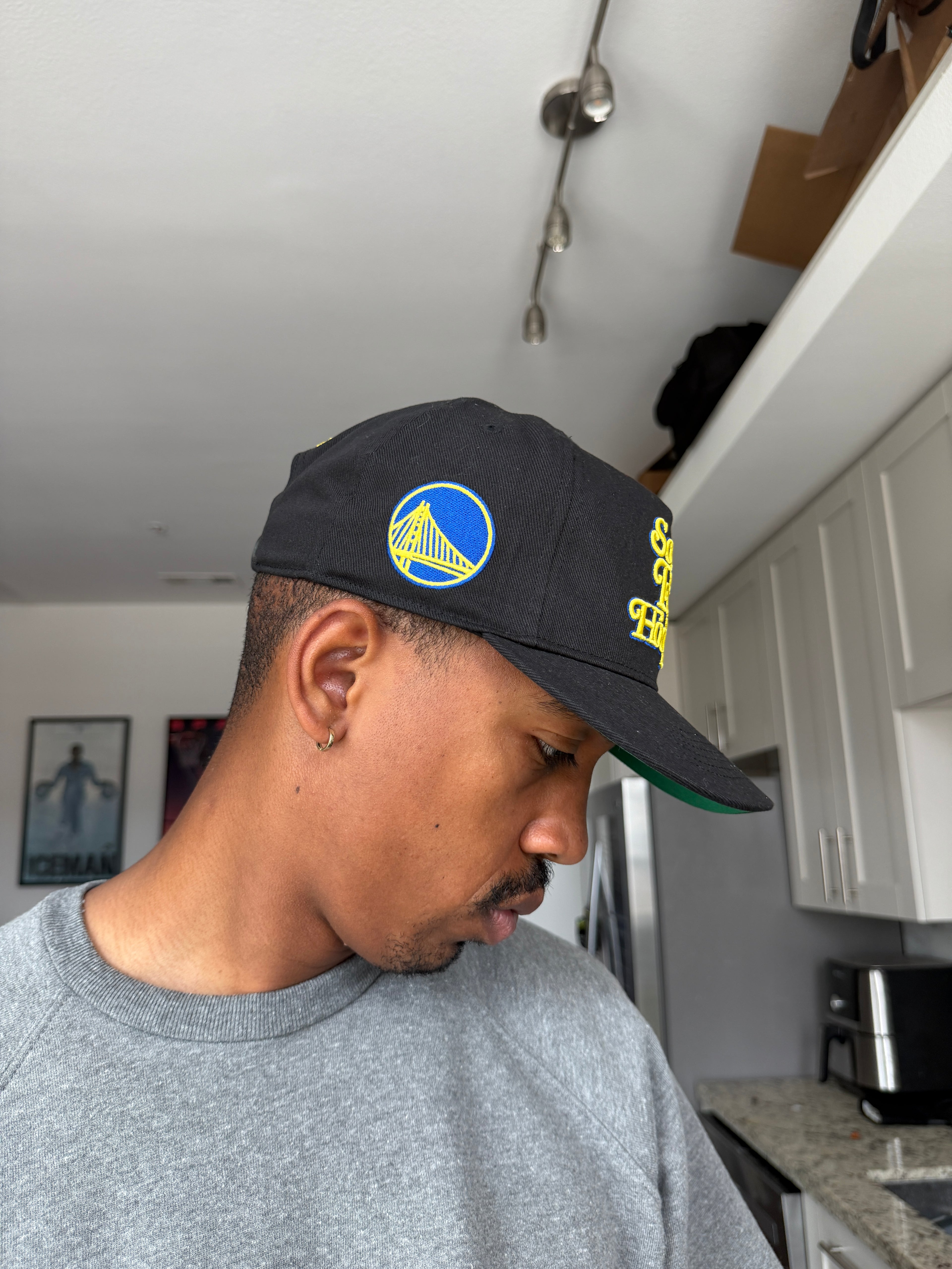 Golden State Warriors Stephen Curry “Sorry I Was Hooping” Black Cap