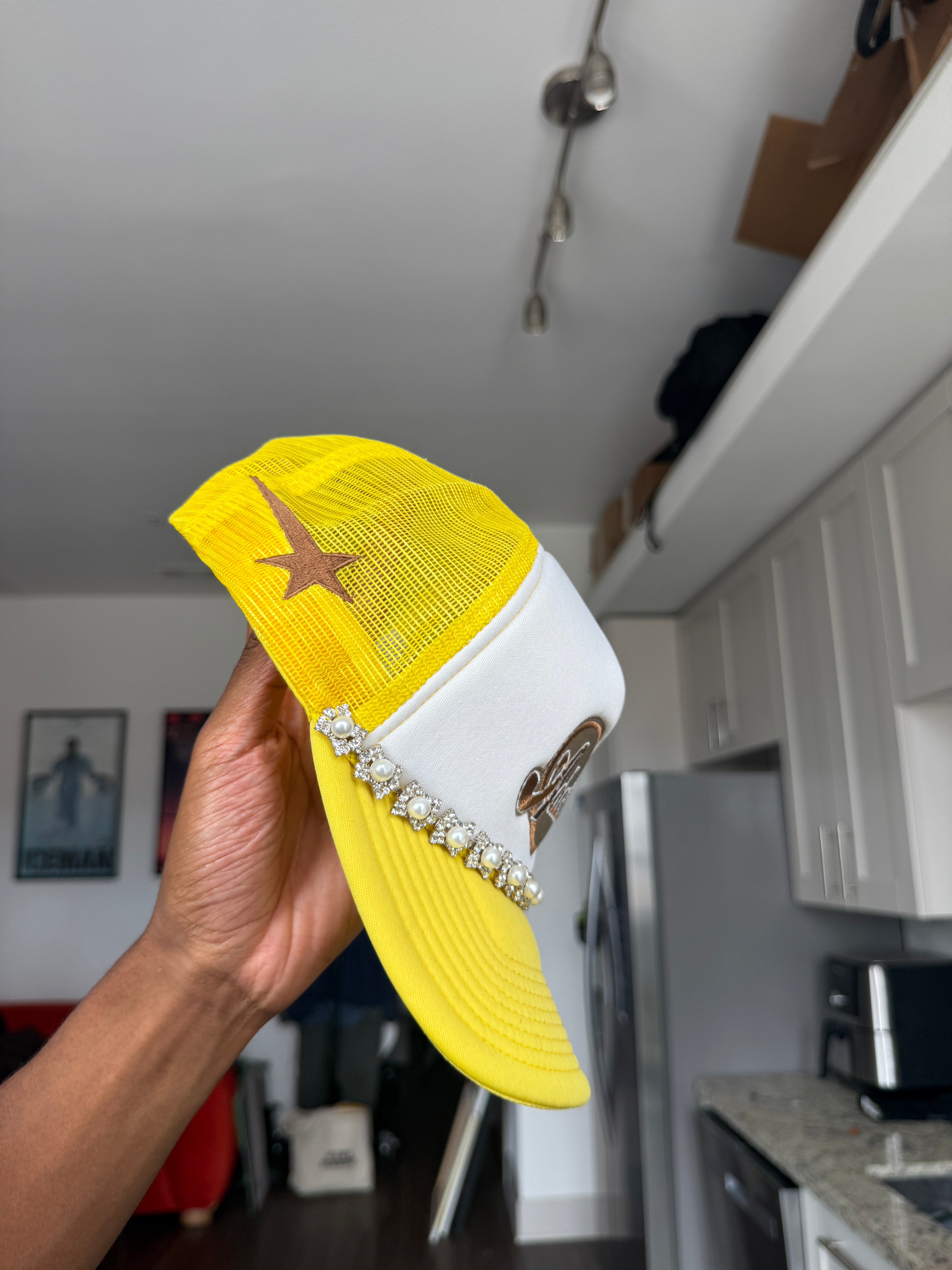 Adastral Yellow & White Trucker Cap