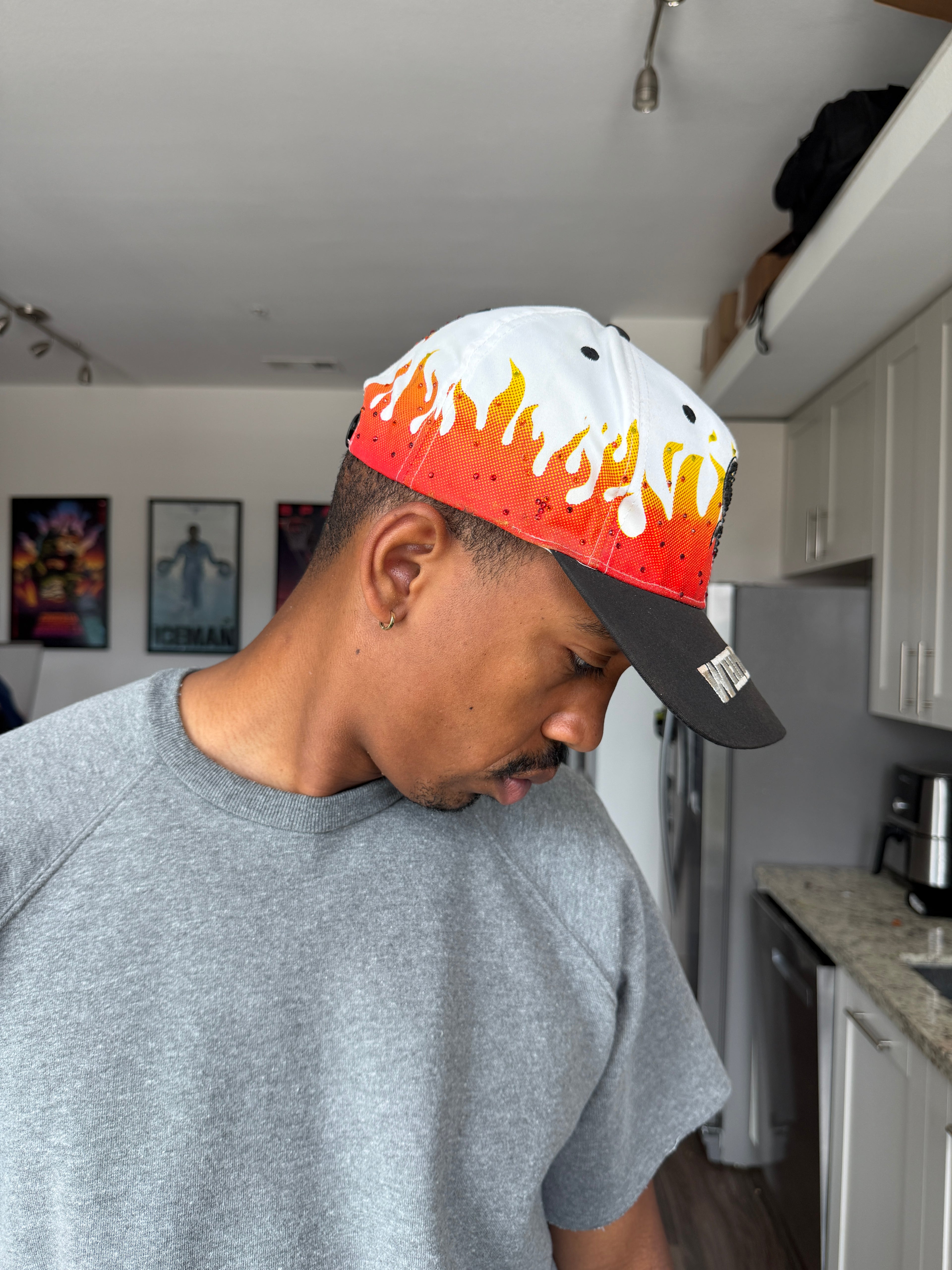 Vintage Chicago White Sox 'Metallic Flames' Snapback