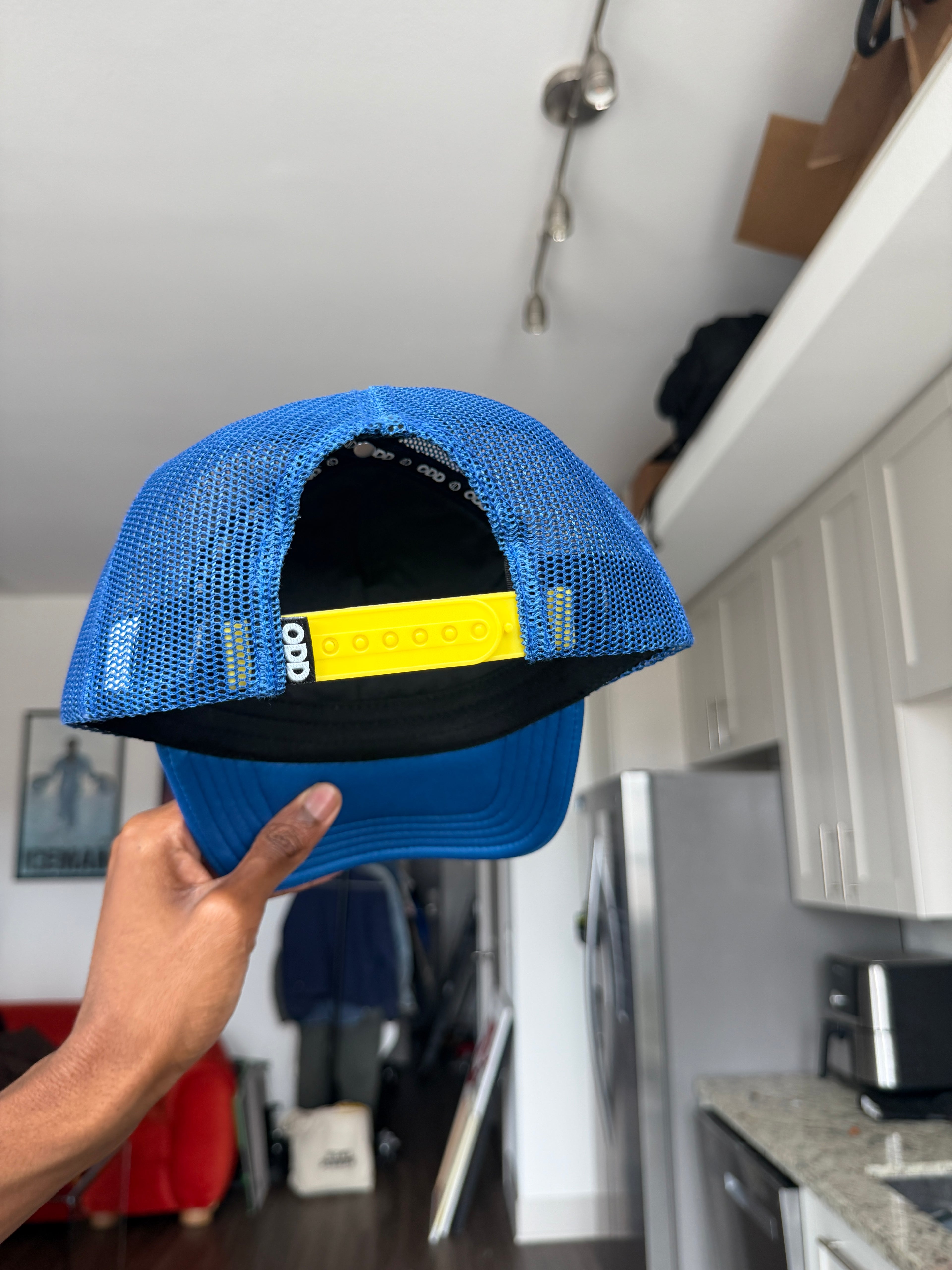 Vintage SPAM Blue & Yellow Trucker Cap