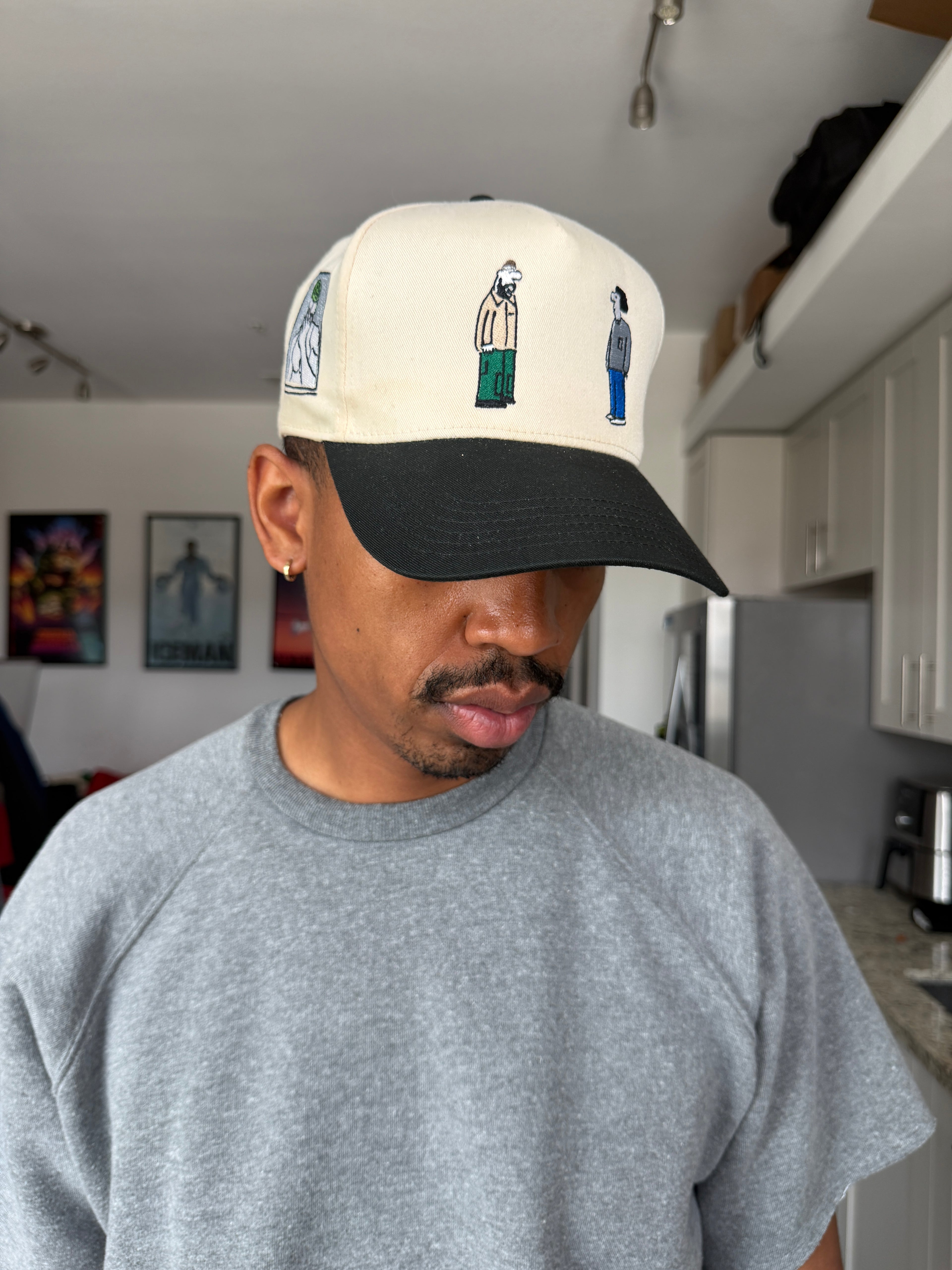OMA Cream & Black Trucker Cap