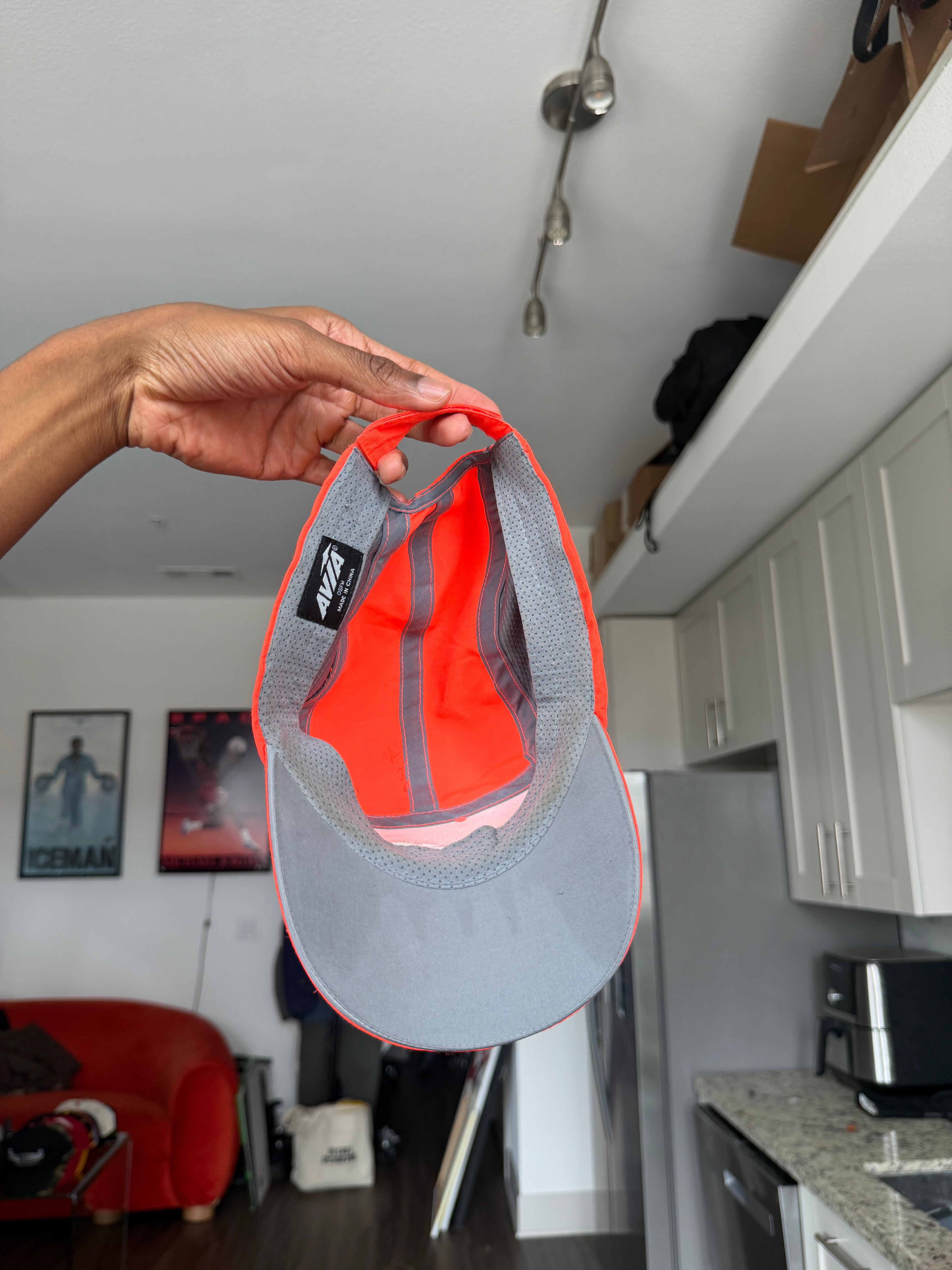 Avia Orange & Grey Baseball Cap